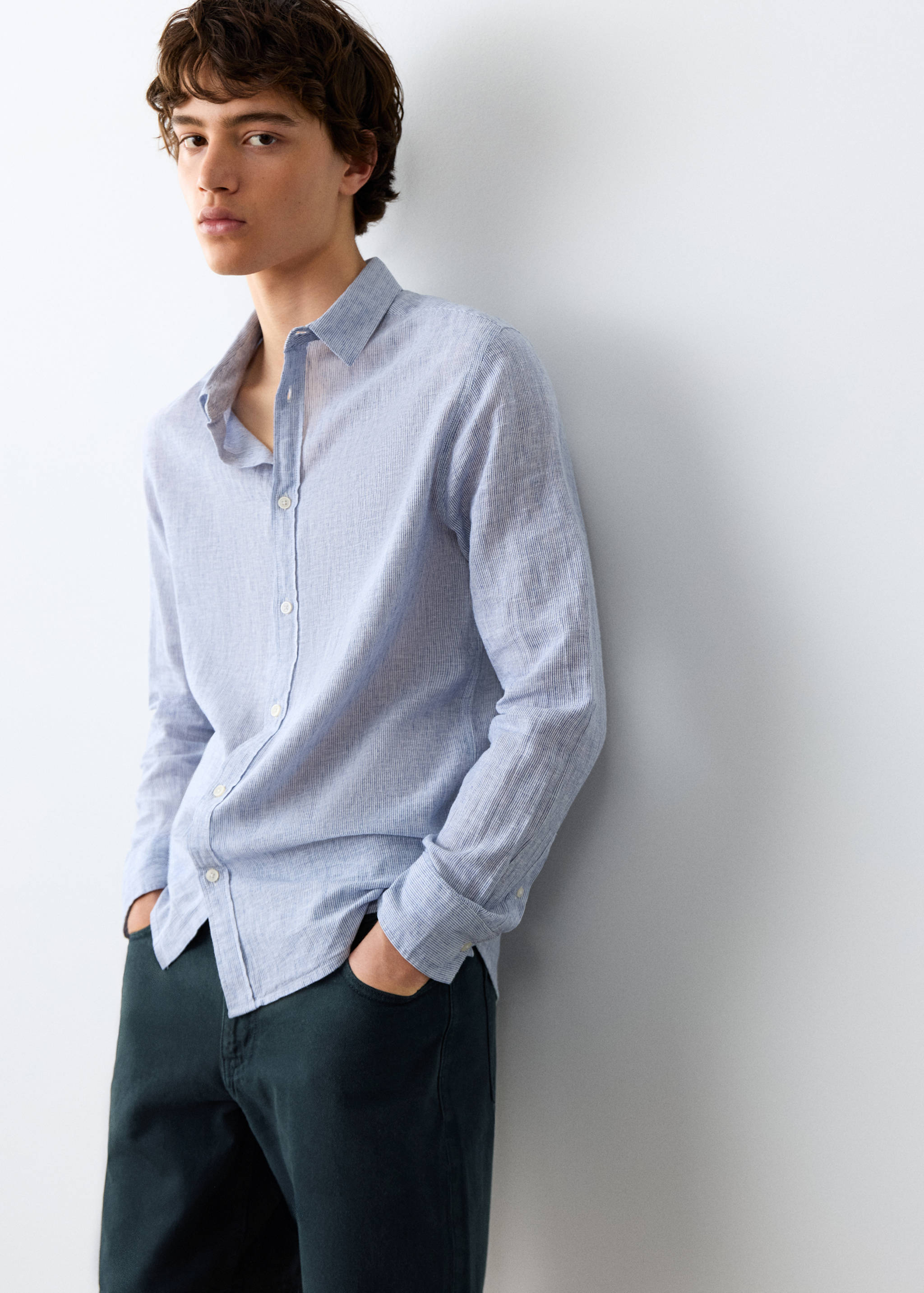 Denim Bermuda shorts - Details of the article 1