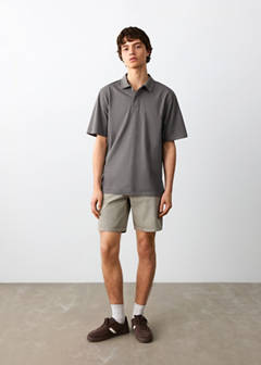 Denim Bermuda shorts — Khaki 2