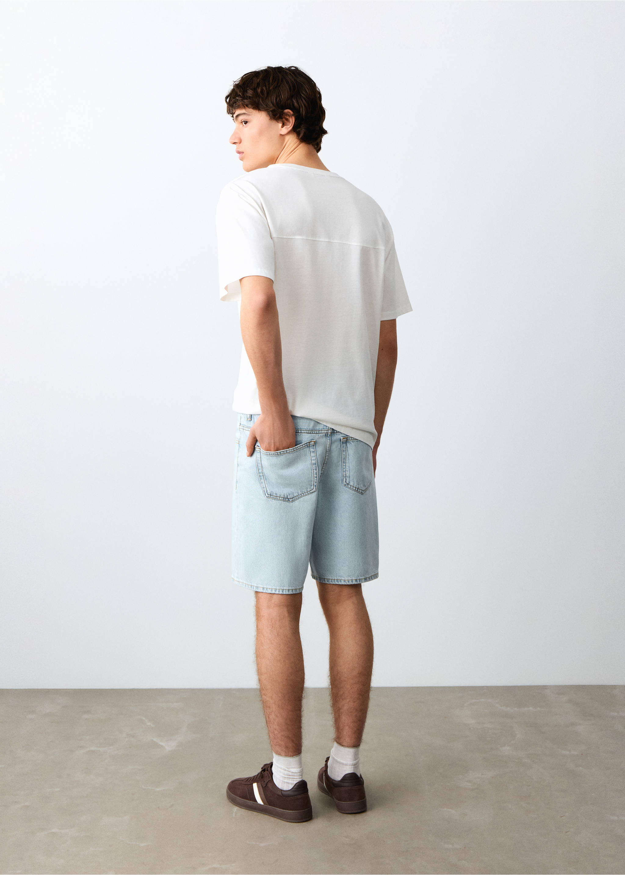 Denim Bermuda shorts - Reverse of the article, Light Blue. Ref: 27035944-00.