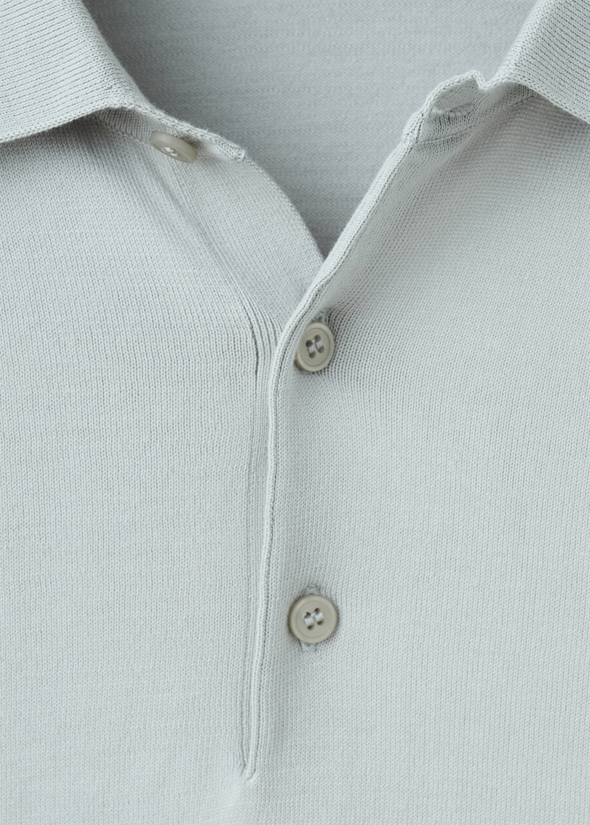 100% cotton fine-knit polo shirt - Details of the article 8