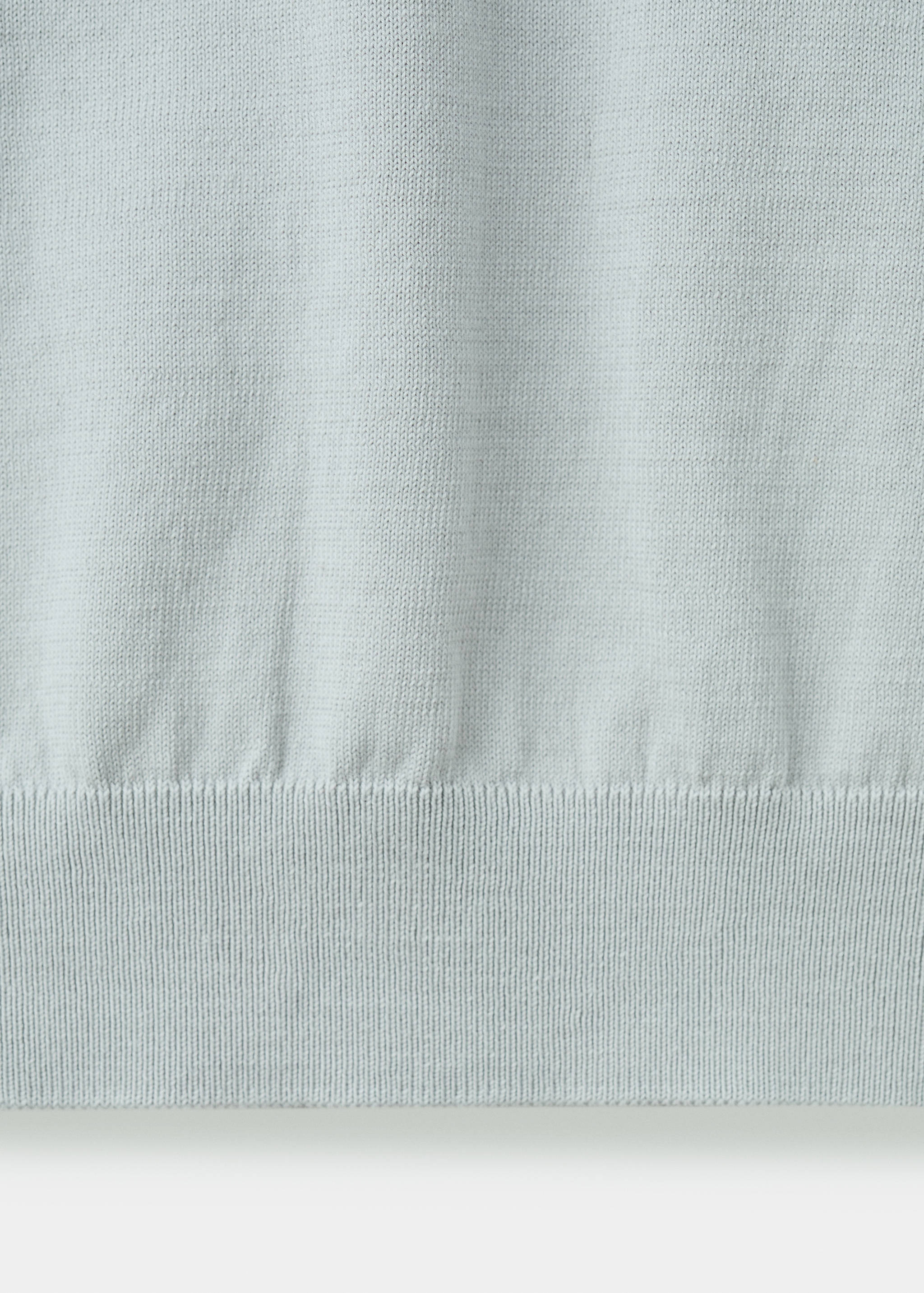 100% cotton fine-knit polo shirt - Details of the article 0