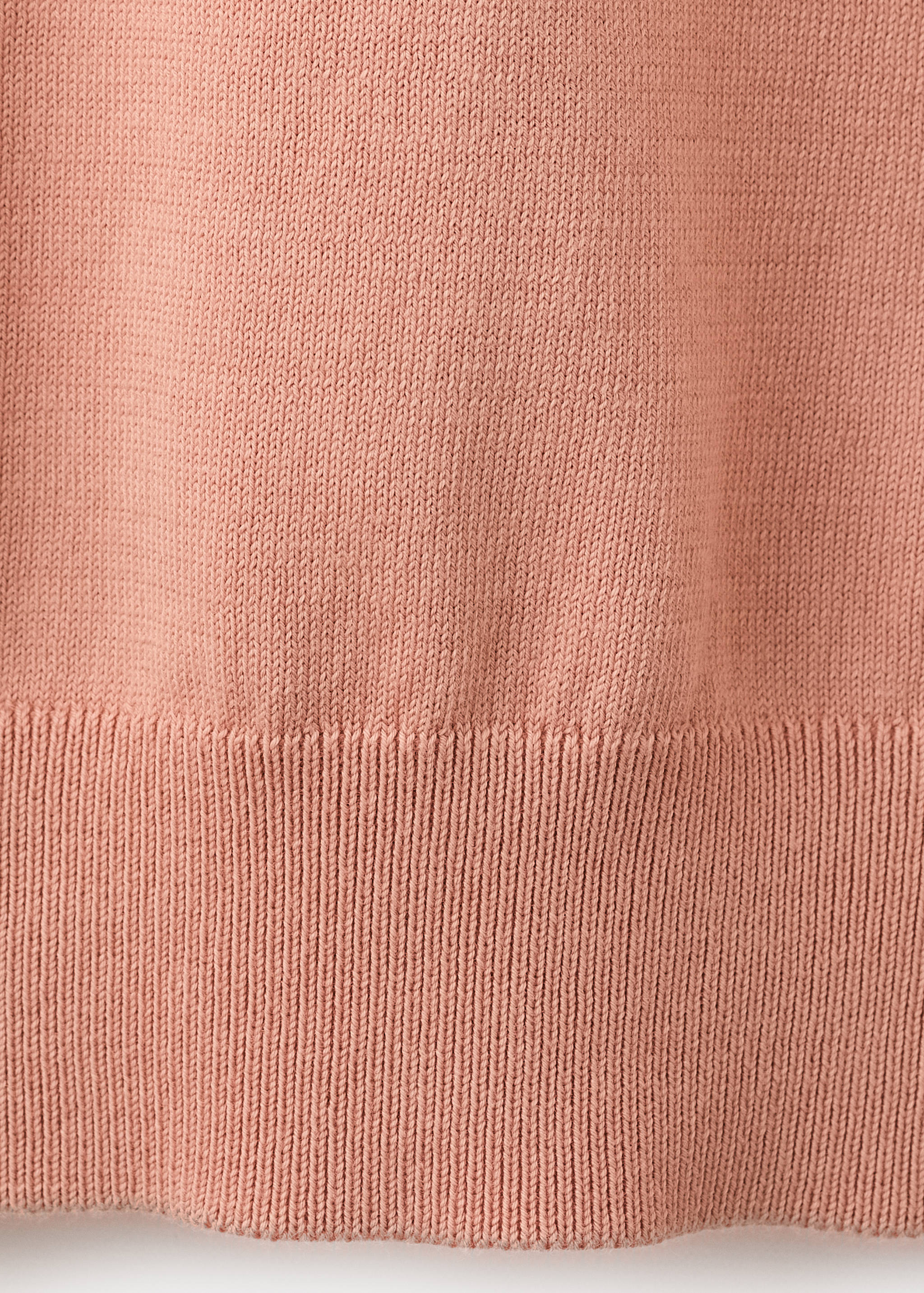 100% cotton fine-knit polo shirt - Details of the article 0