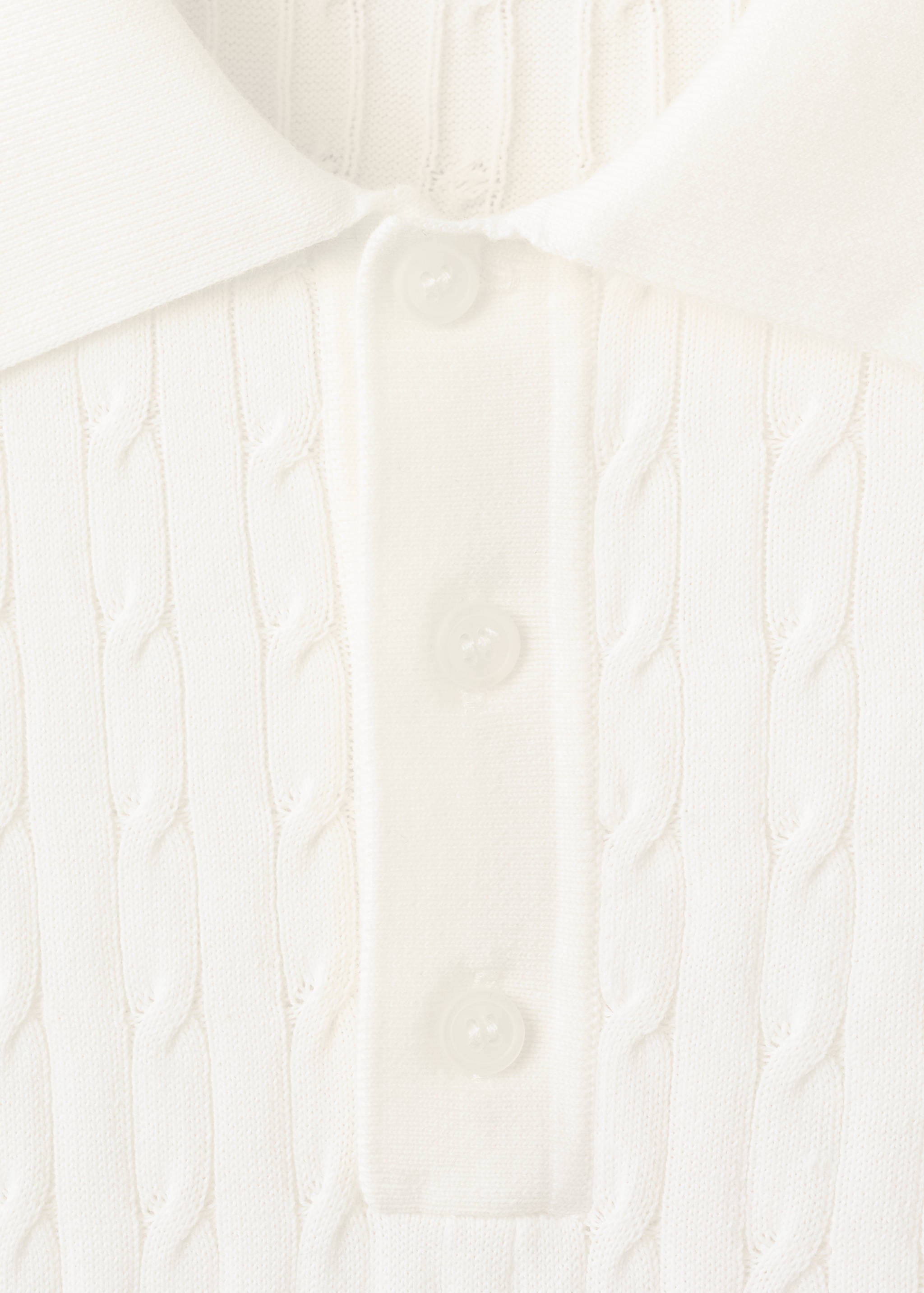 Polo maille torsadée 100 % coton - Détail de l'article 8