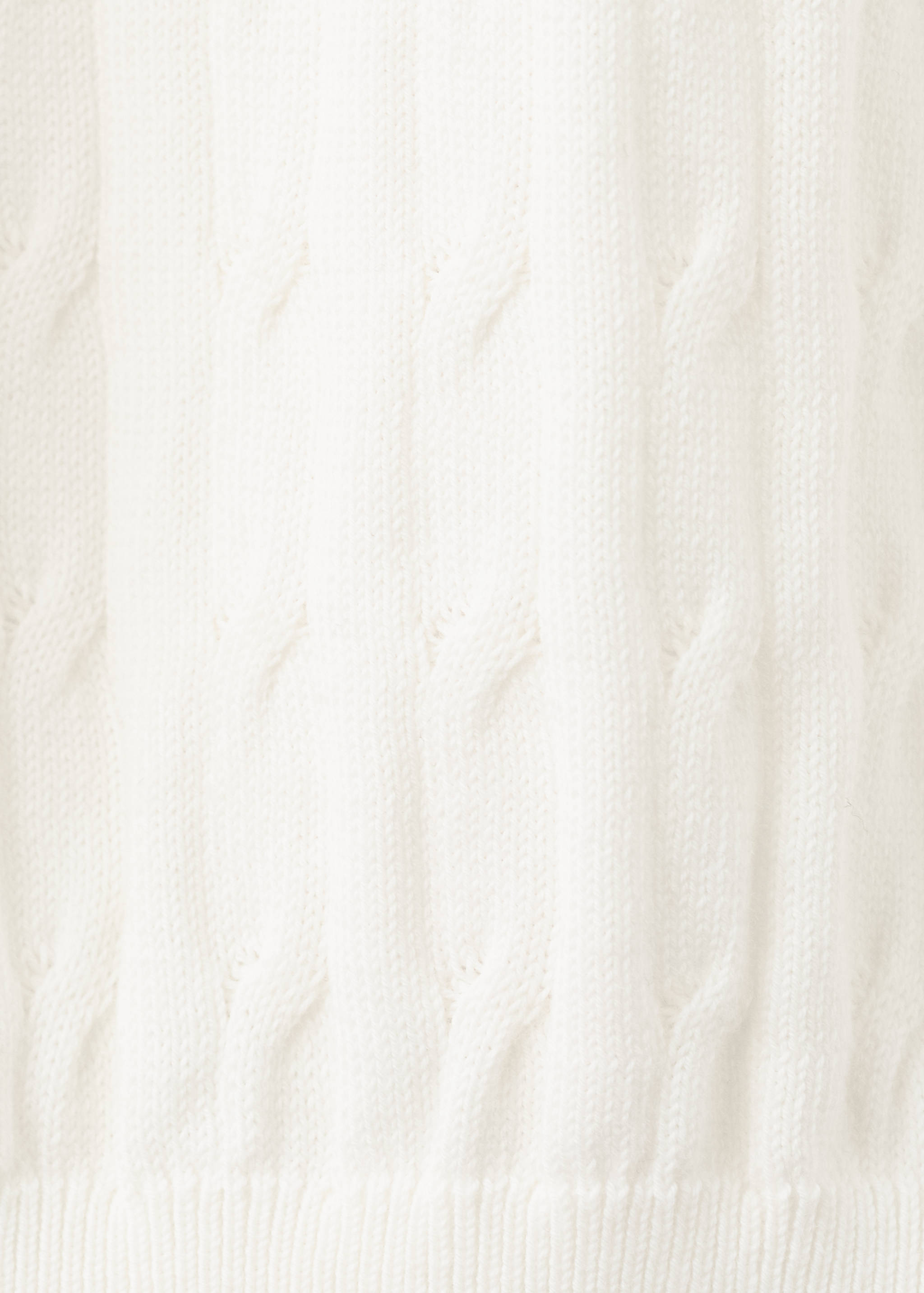 قميص بولو محبوك ومضفر من القطن بنسبة 100% - تفاصيل المنتج 0