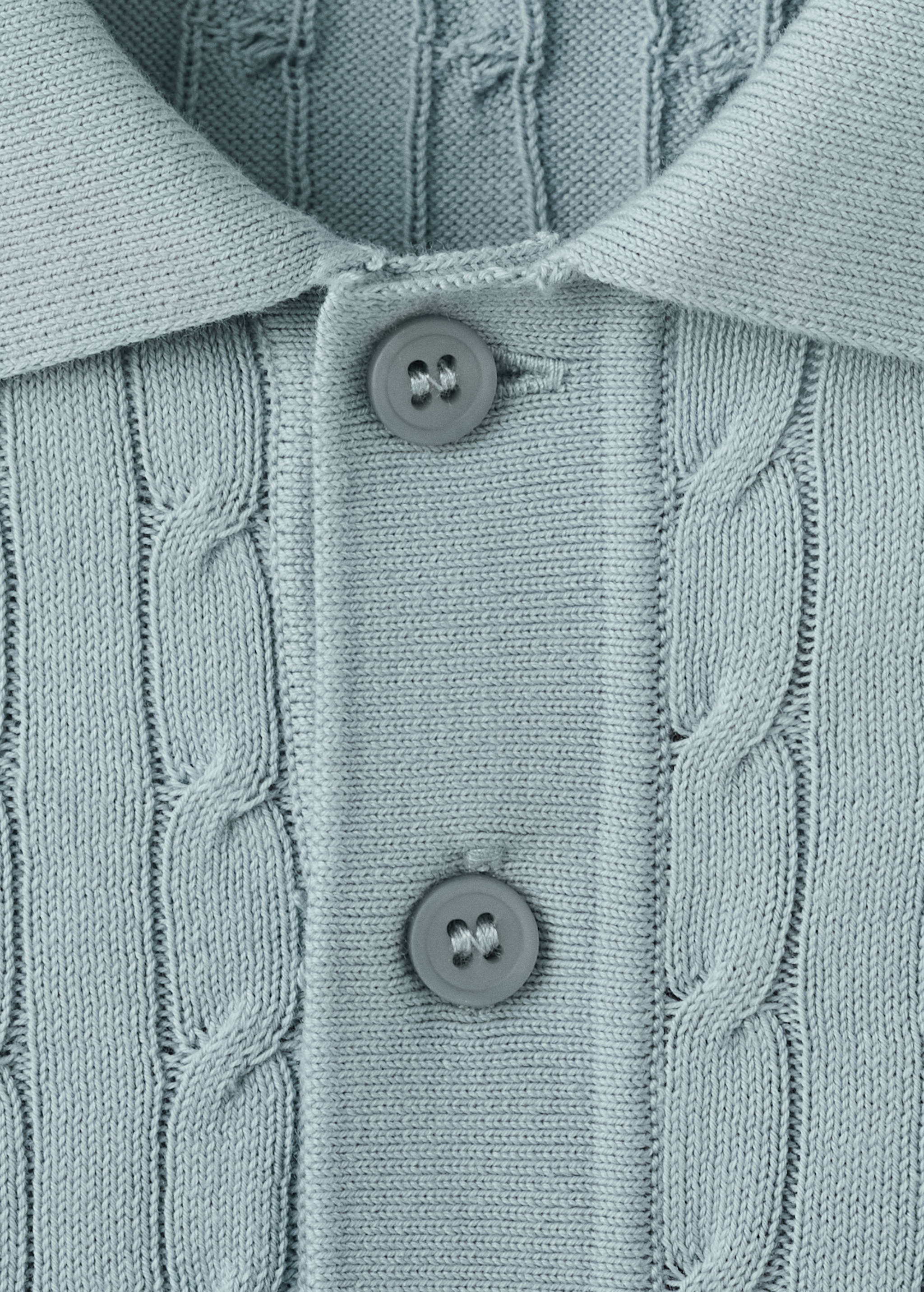 Polo punto trenzado 100% algodón - Detalle del artículo 8