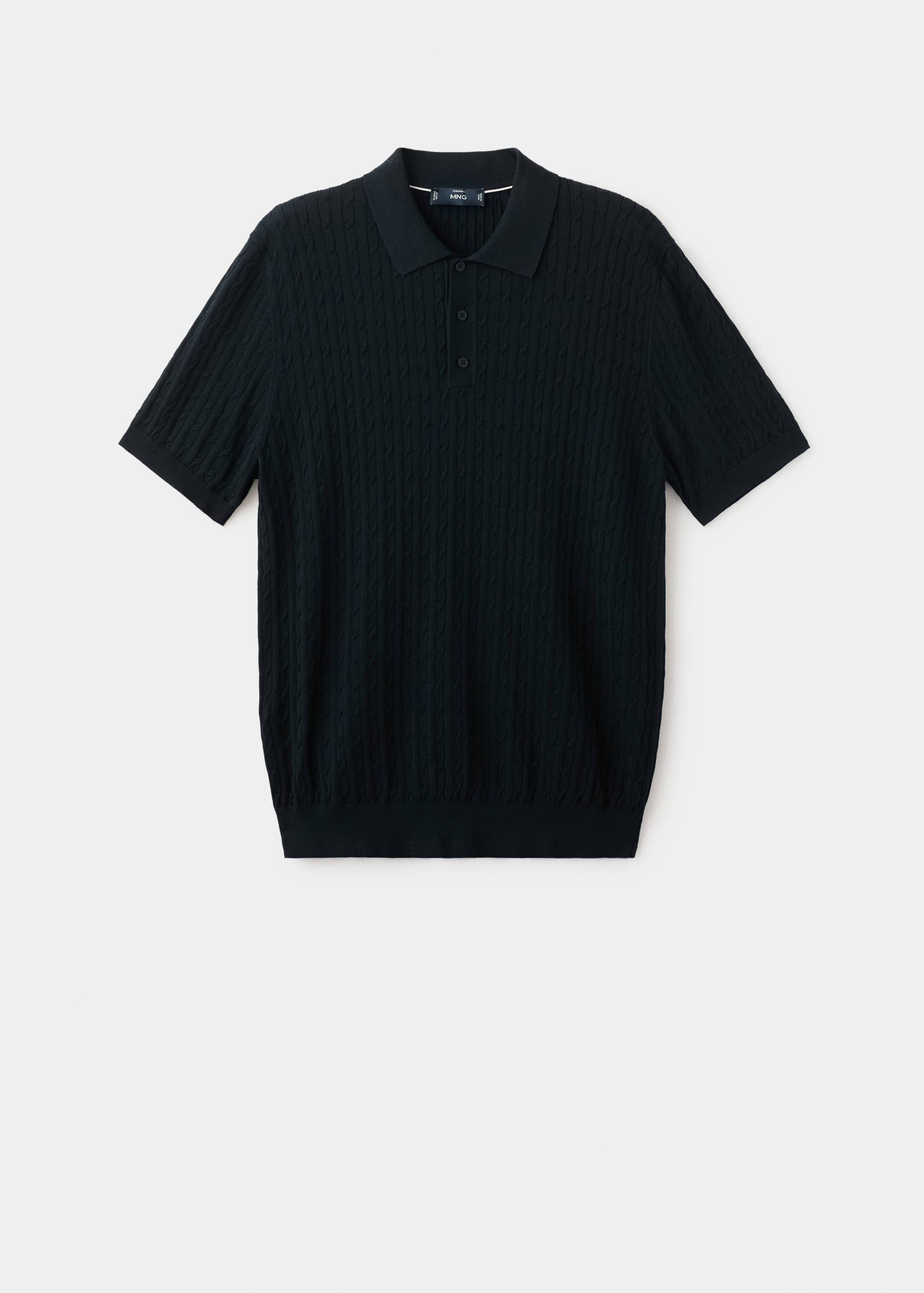 Polo punto trenzado 100% algodón - Artículo sin modelo