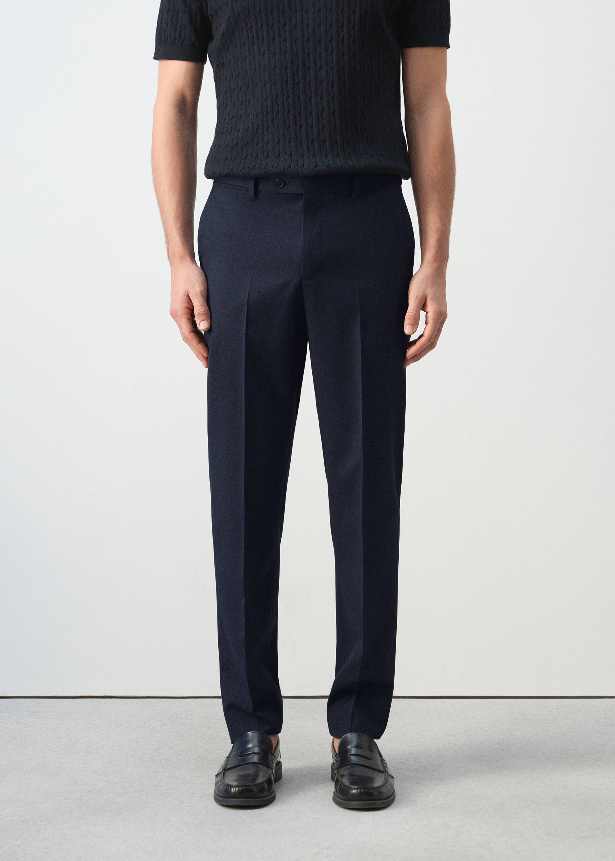Костюмные брюки Turin 100% шерсть - Средний план