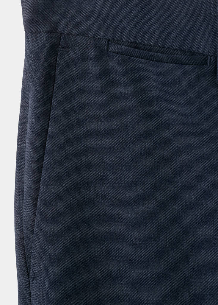 Turin 100% wool suit trousers — Ink Blue