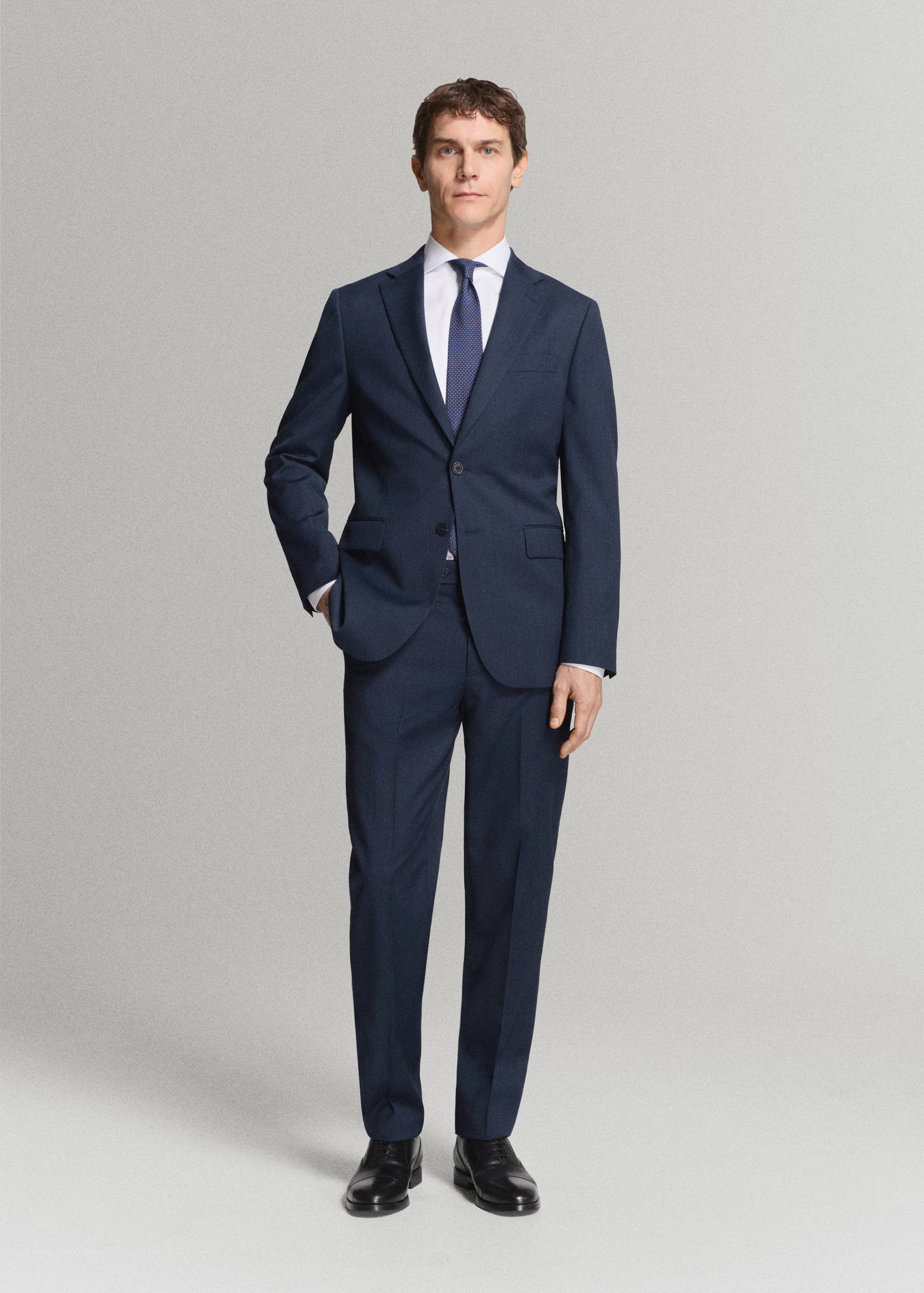 都灵100%羊毛西装裤 - null