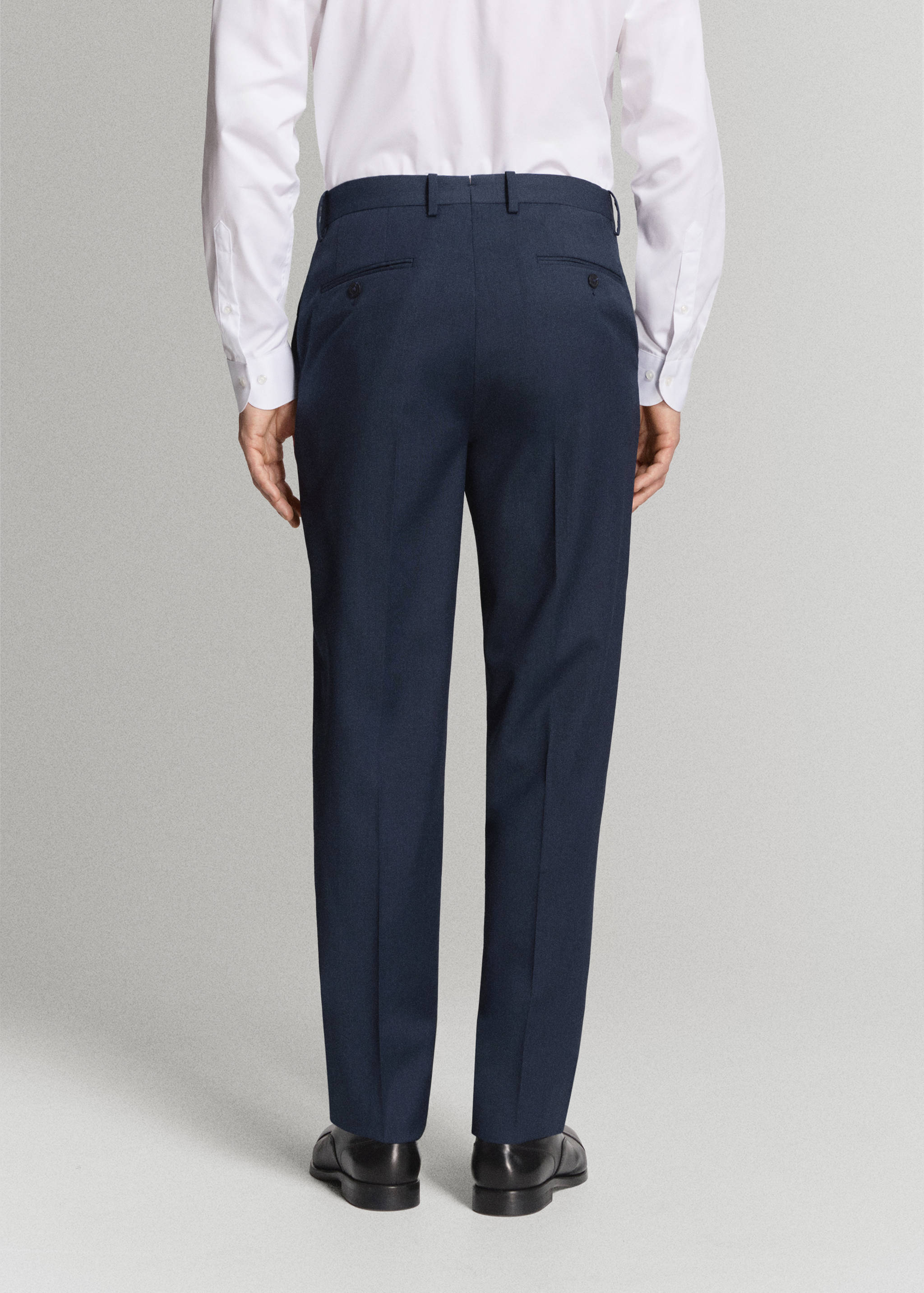 都灵100%羊毛西装裤 - null