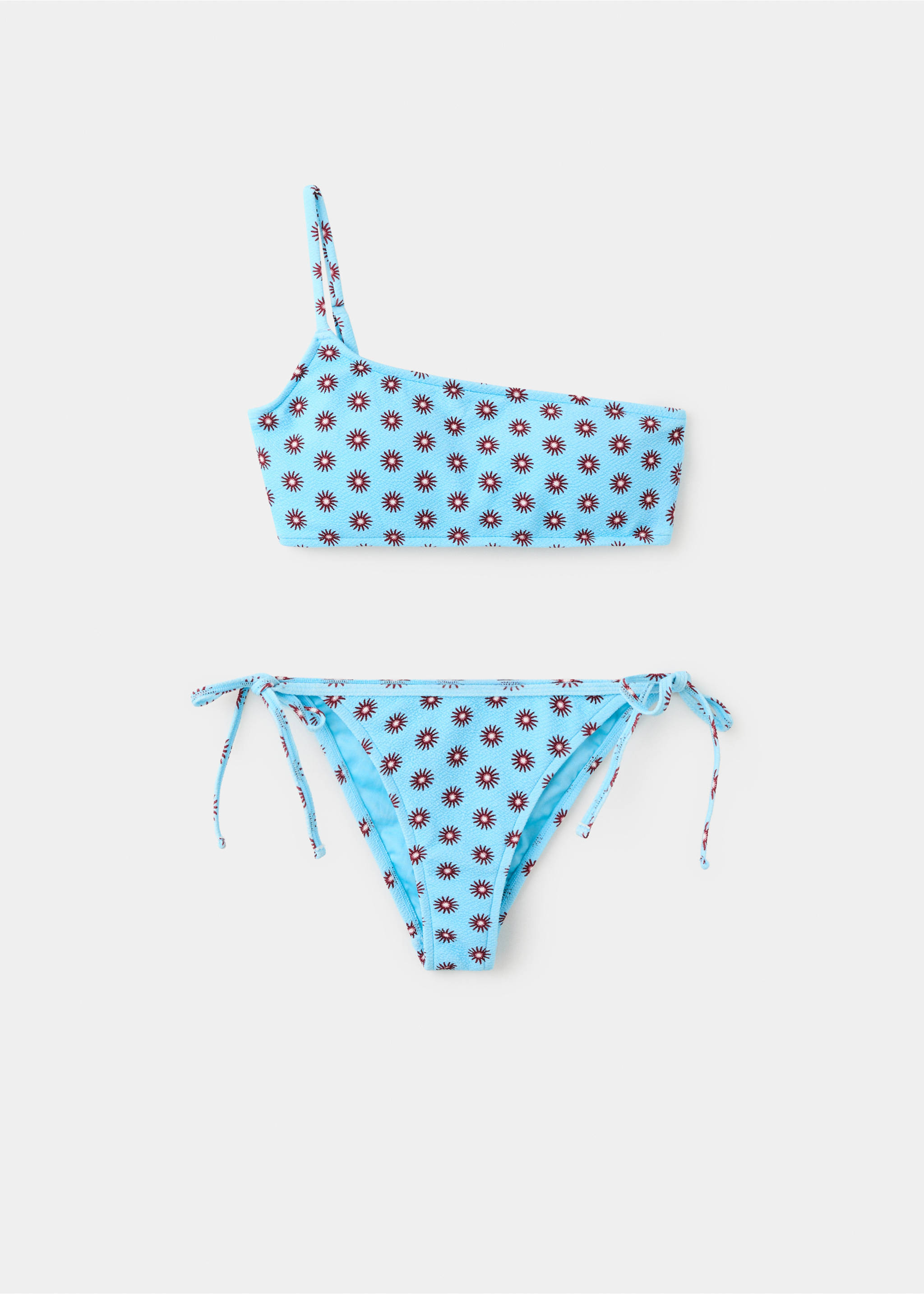 Asymmetrischer Bikini, mittelhoher Slip - Artikel ohne Model, Blau. Ref: 27035952-00.