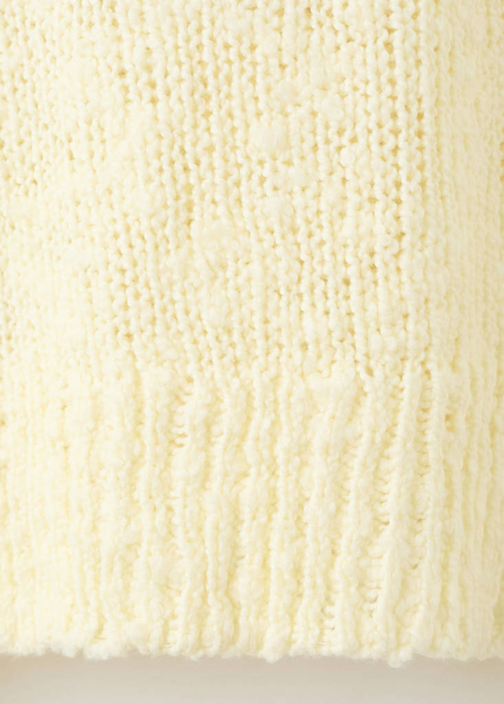 Feinstrick-Pullover — Gelb