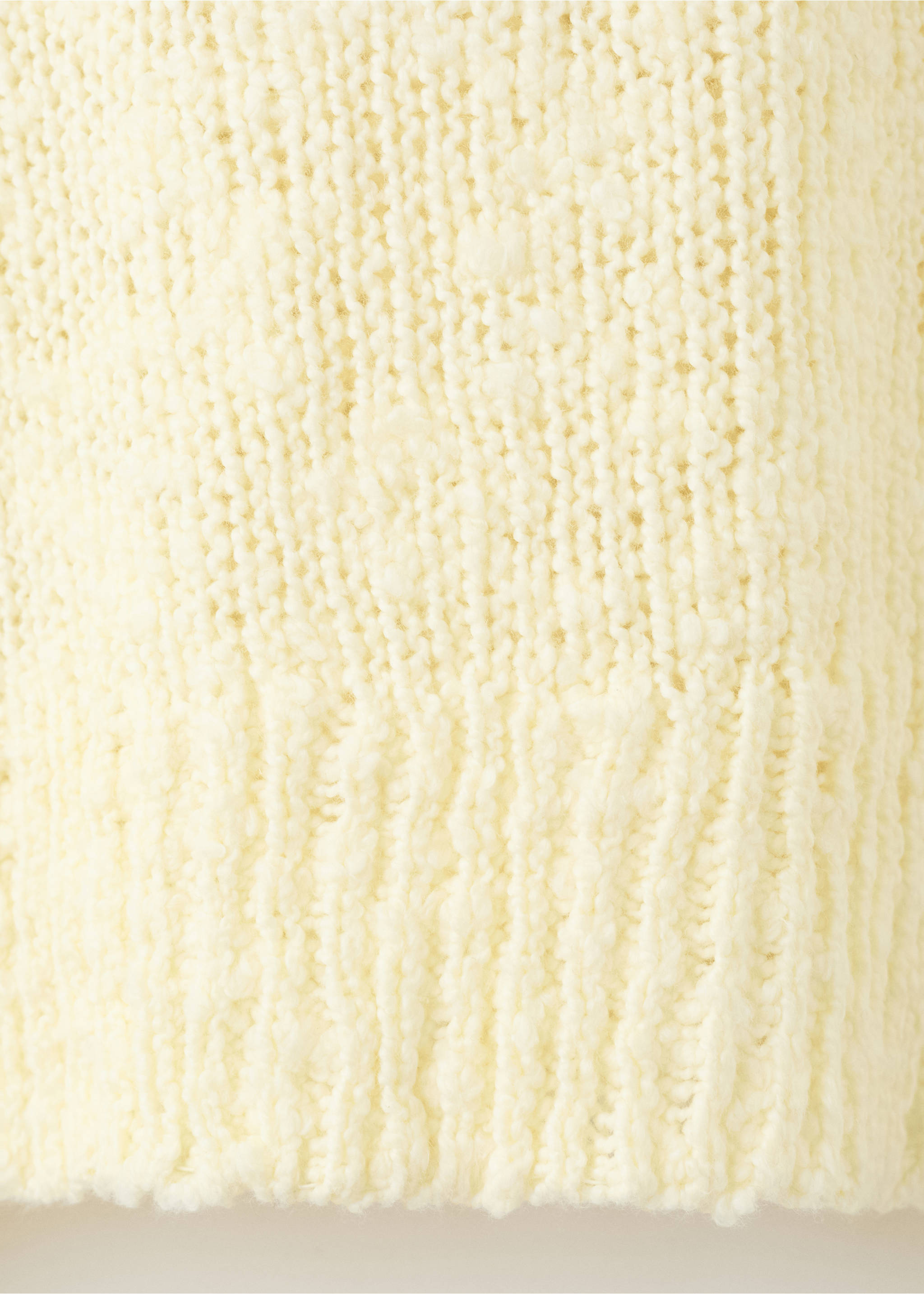 Camisola malha fina - Pormenor do artigo 0, Amarelo. Ref: 27035956-00.