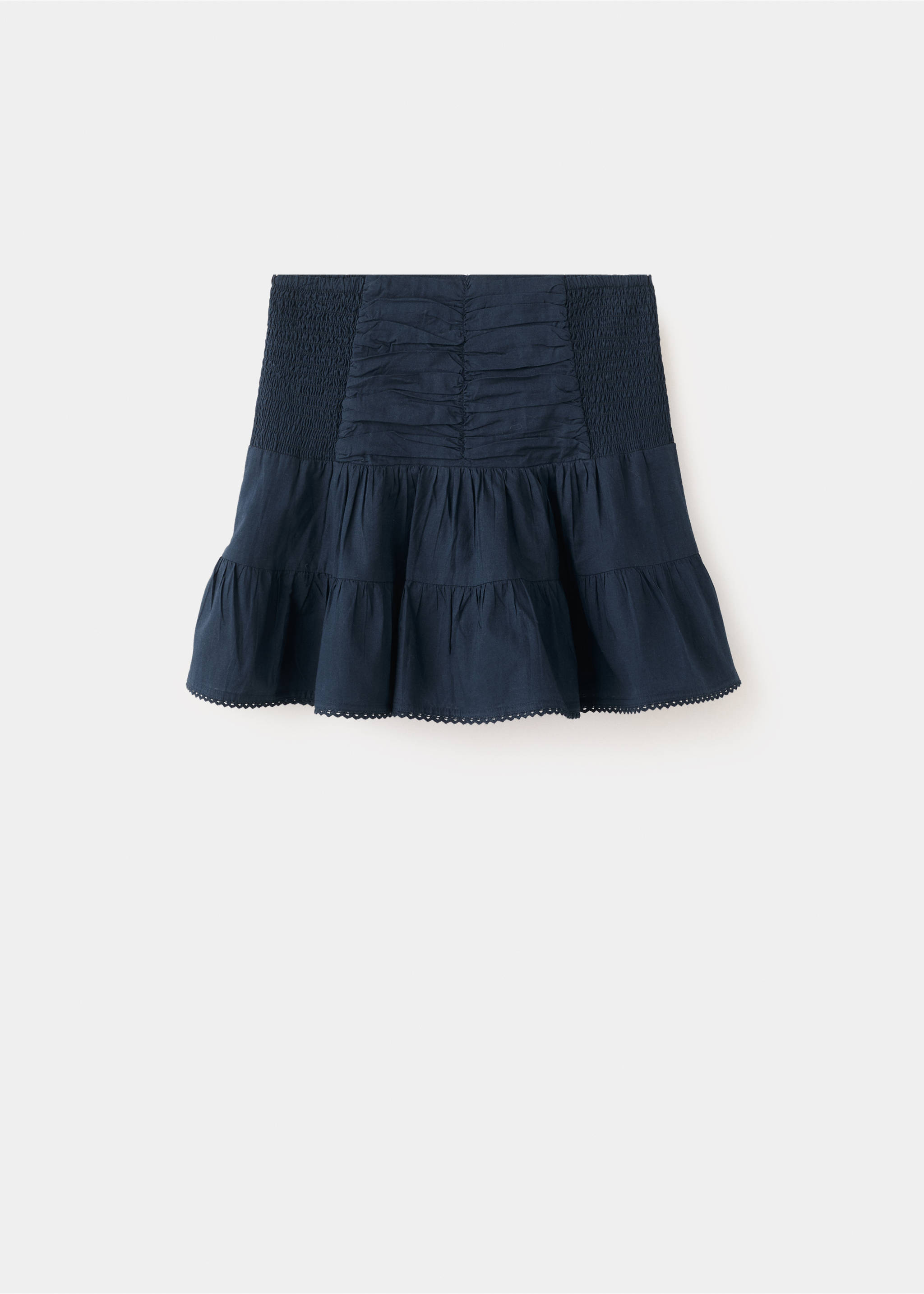 Falda corta volantes - Artículo sin modelo, Azul marino. Ref: 27035957-00.