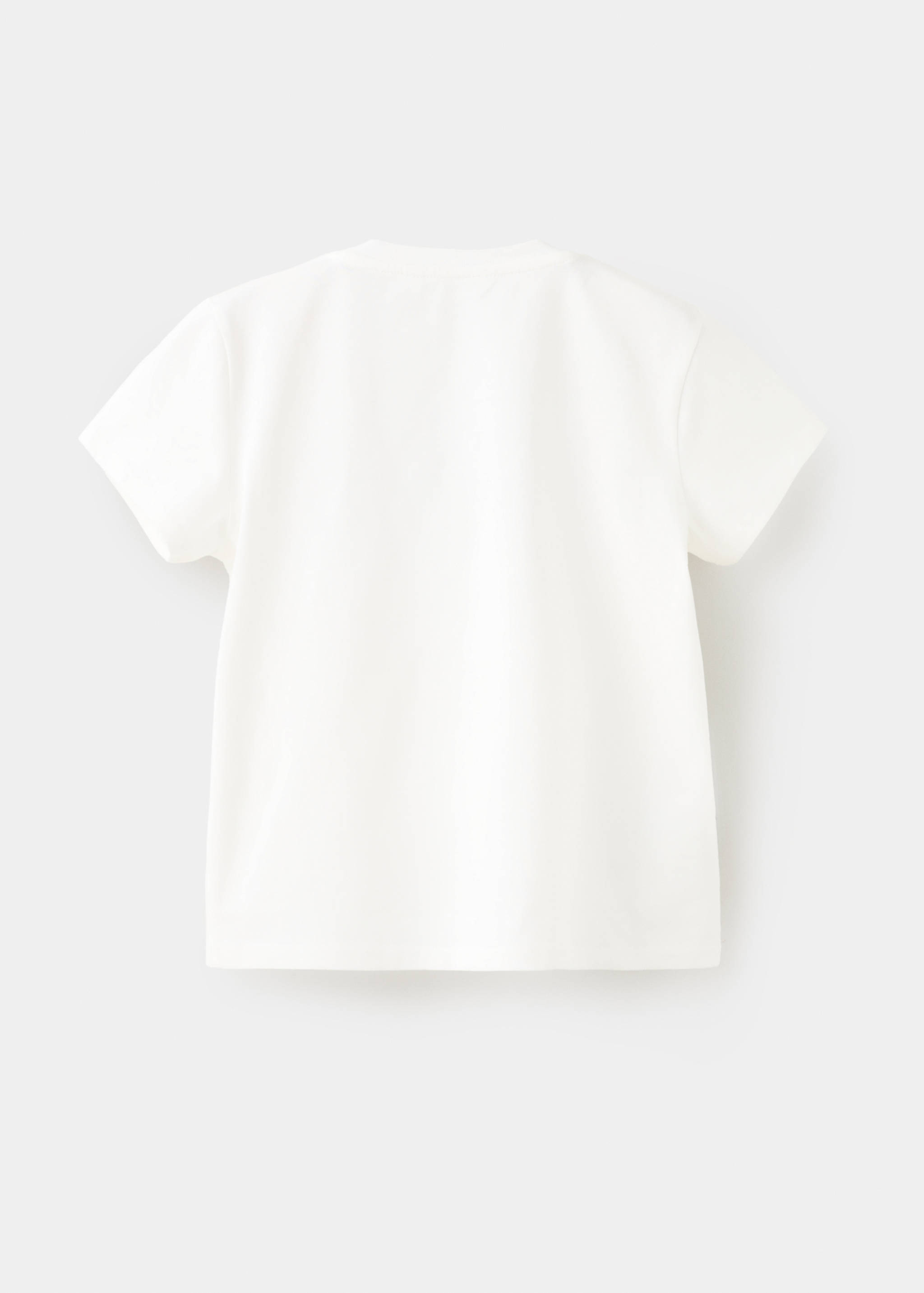 Text cotton T-shirt - Reverse of the article