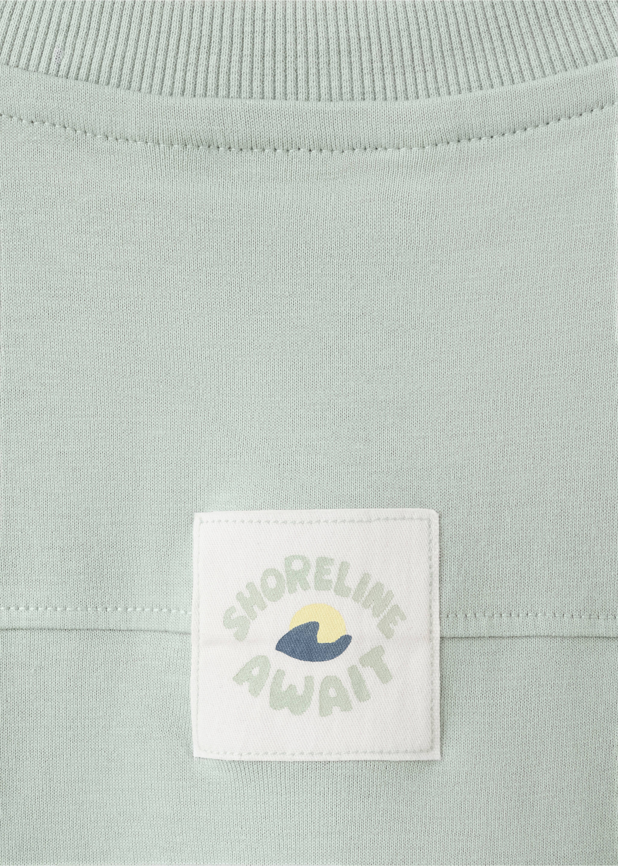 T-shirt en coton imprimé - Détail de l'article 0, Vert d´eau. Ref: 27035962-00.