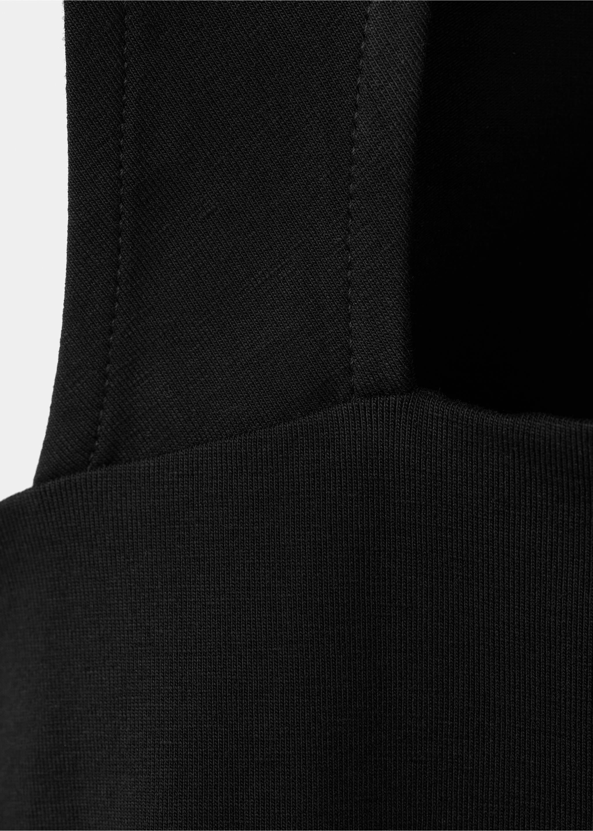 Fitted top with wide straps - Details of the article 8, Black. Ref: 27035963-00.