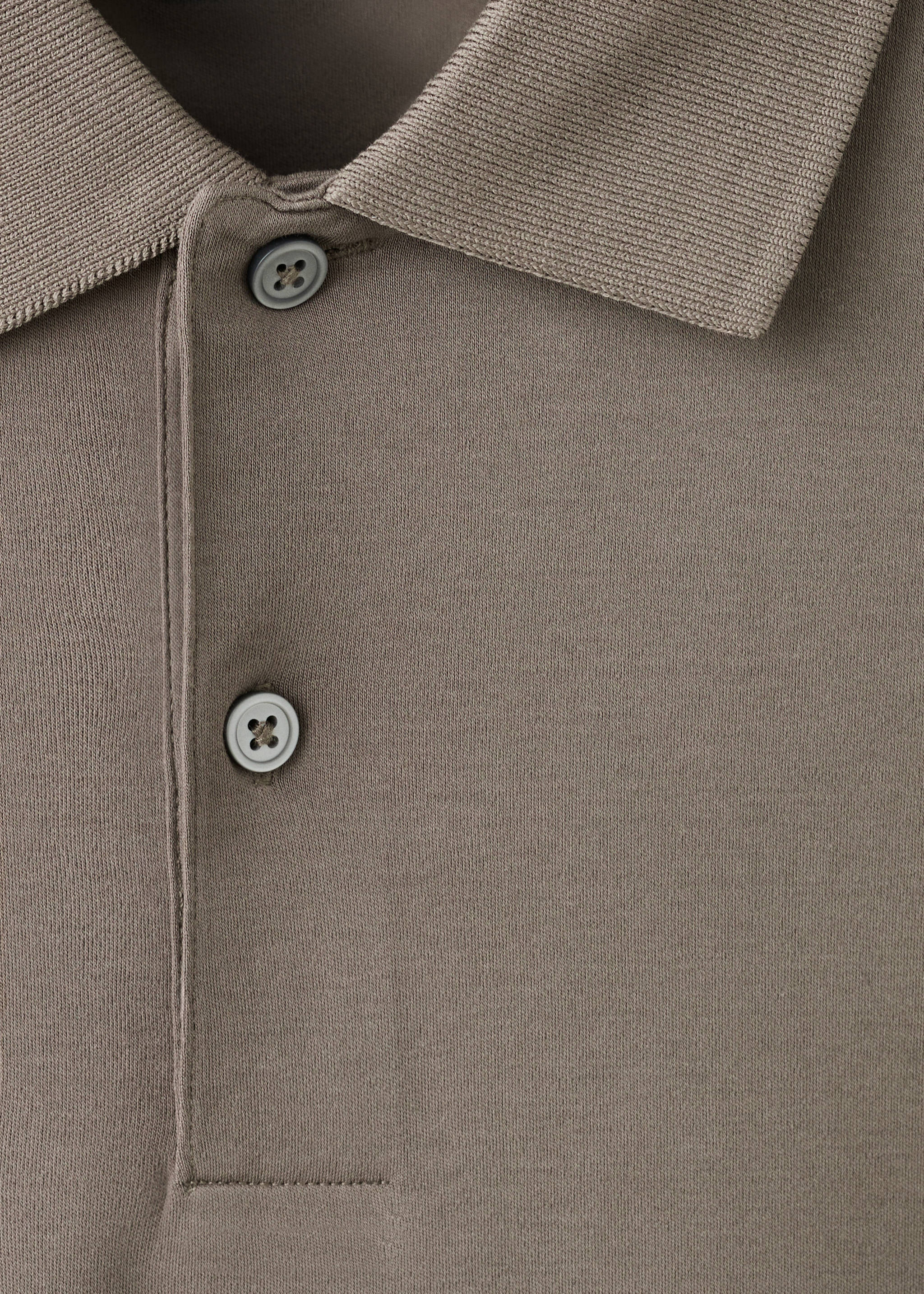 100% cotton fine-knit polo shirt - Details of the article 8