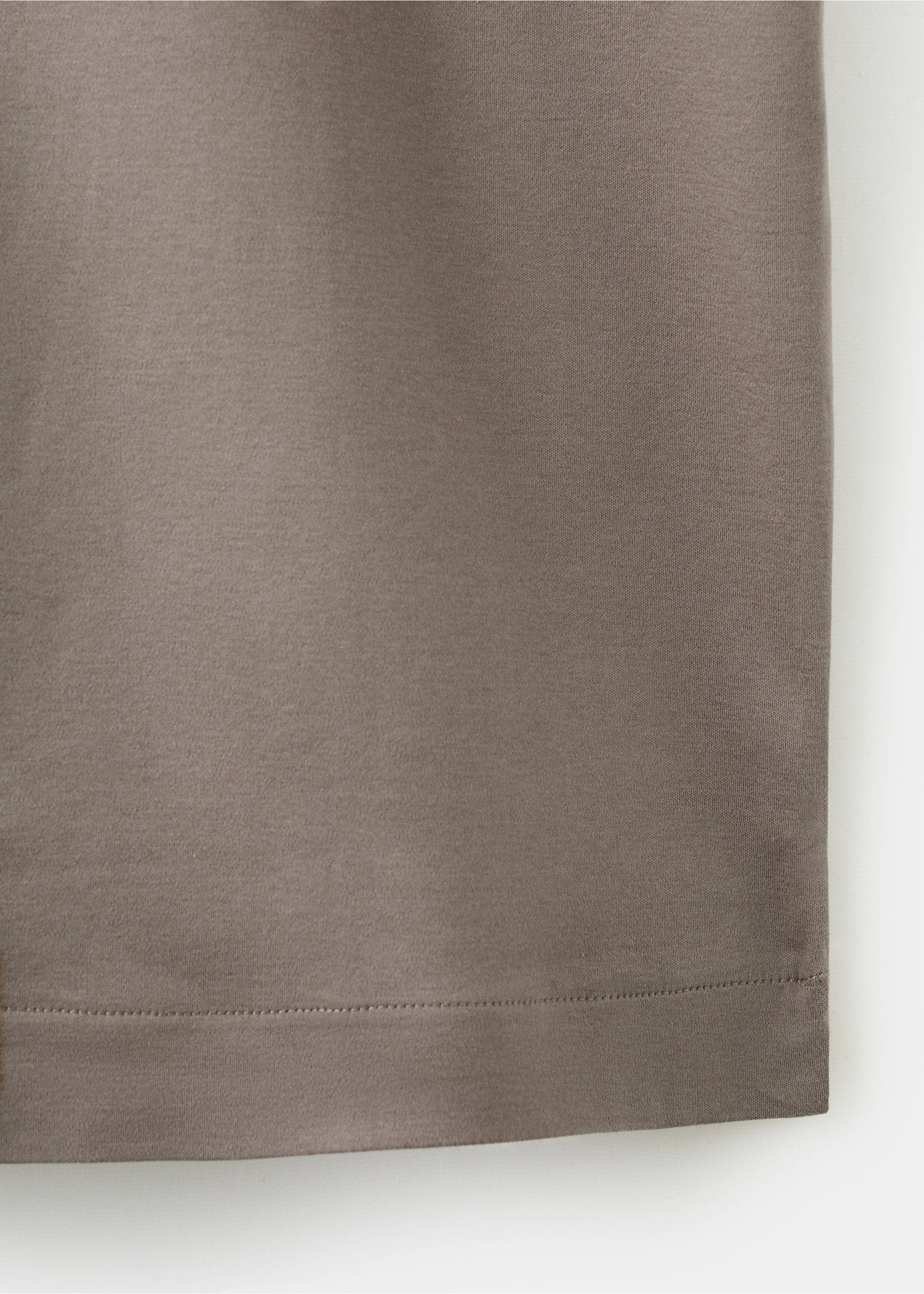 100% cotton fine-knit polo shirt - Details of the article 0, Medium Brown. Ref: 27035964-00.