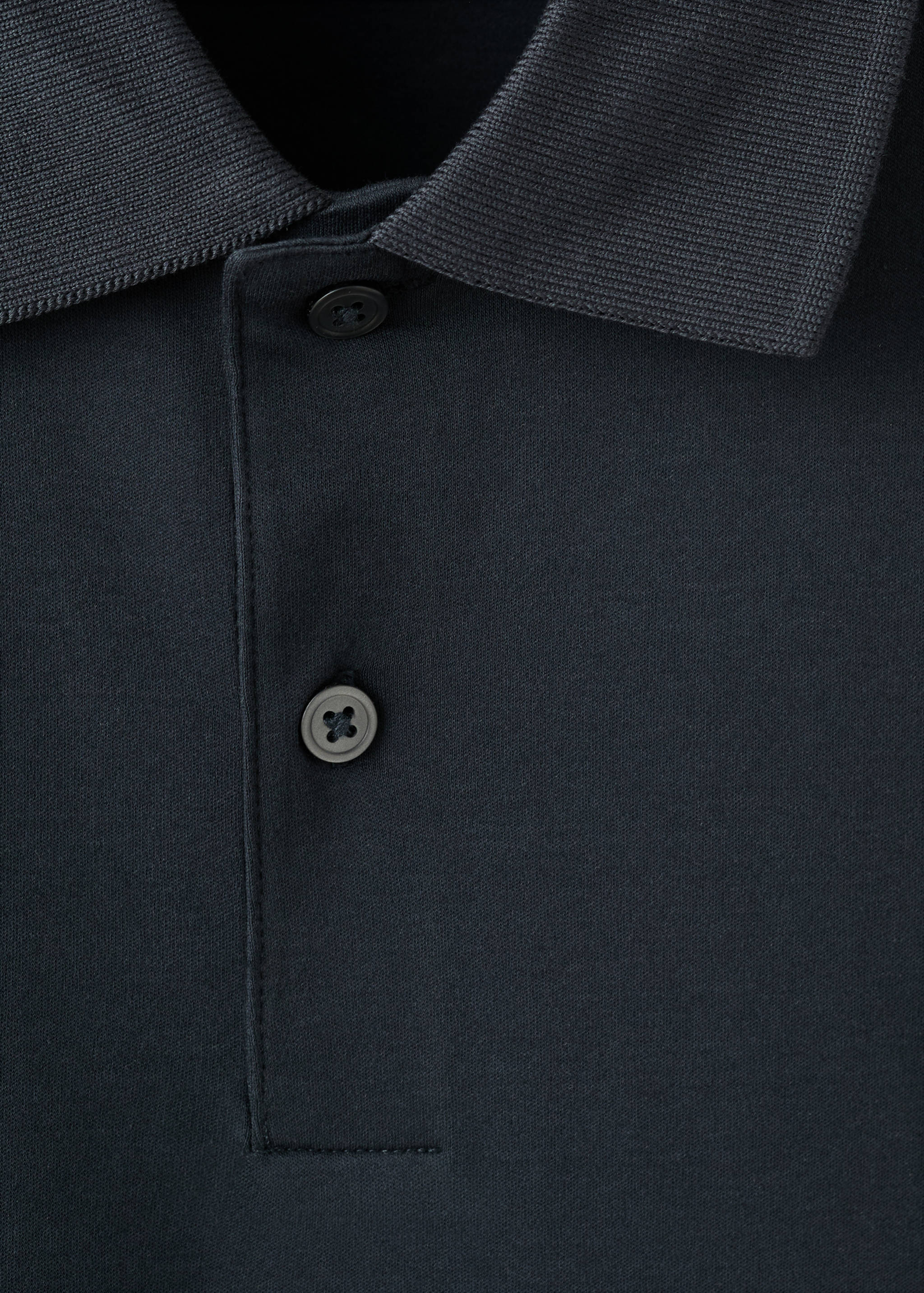 100% cotton fine-knit polo shirt - Details of the article 8