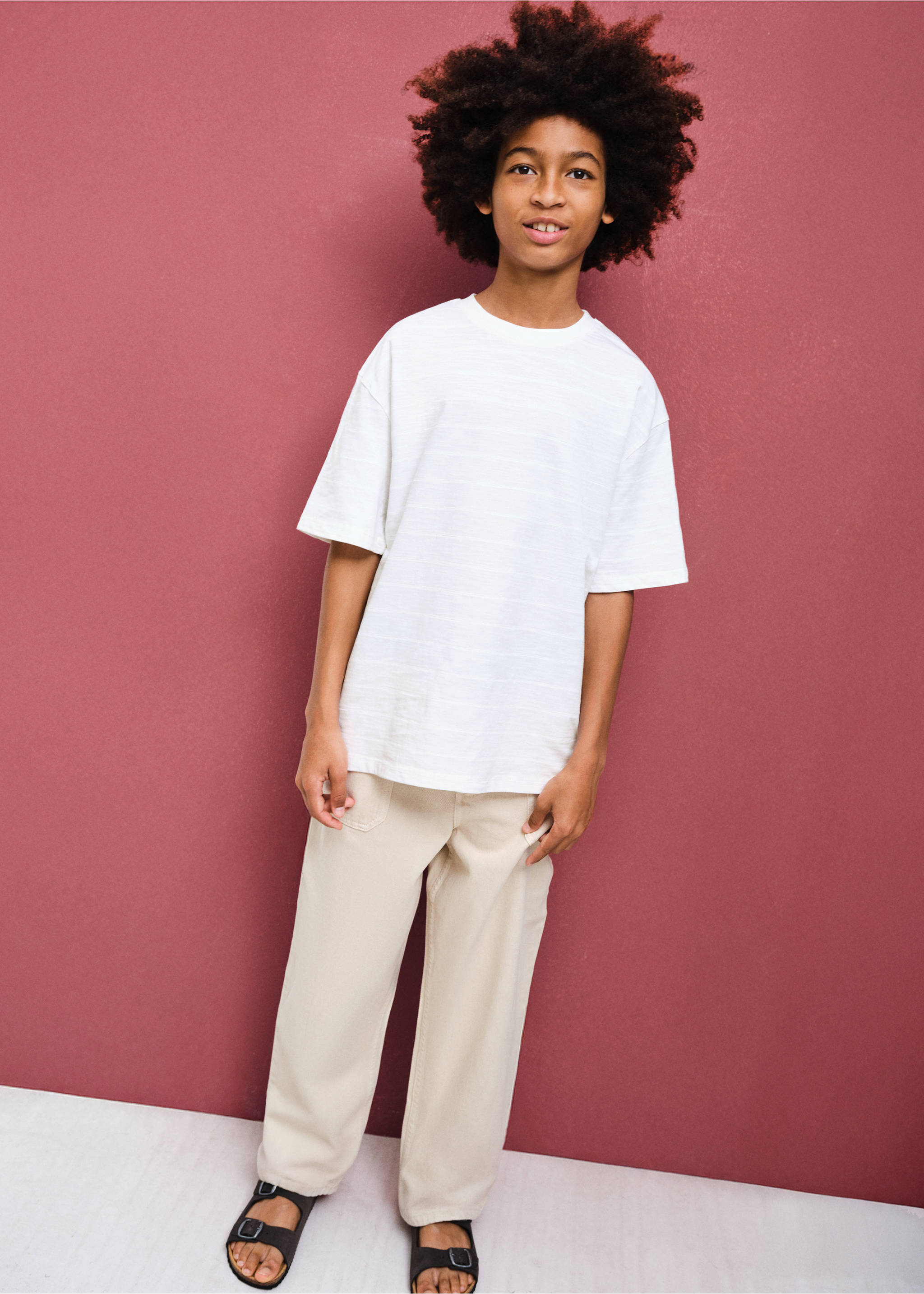 Camiseta algodón - Plano general, Blanco. Ref: 27035966-00.