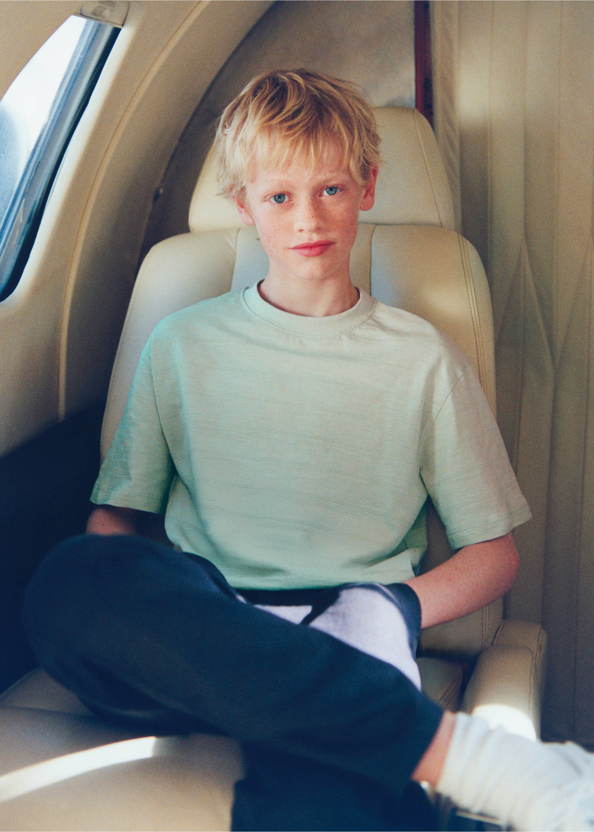 Camiseta algodón - Detalle del artículo 5, Verde agua. Ref: 27035966-00.