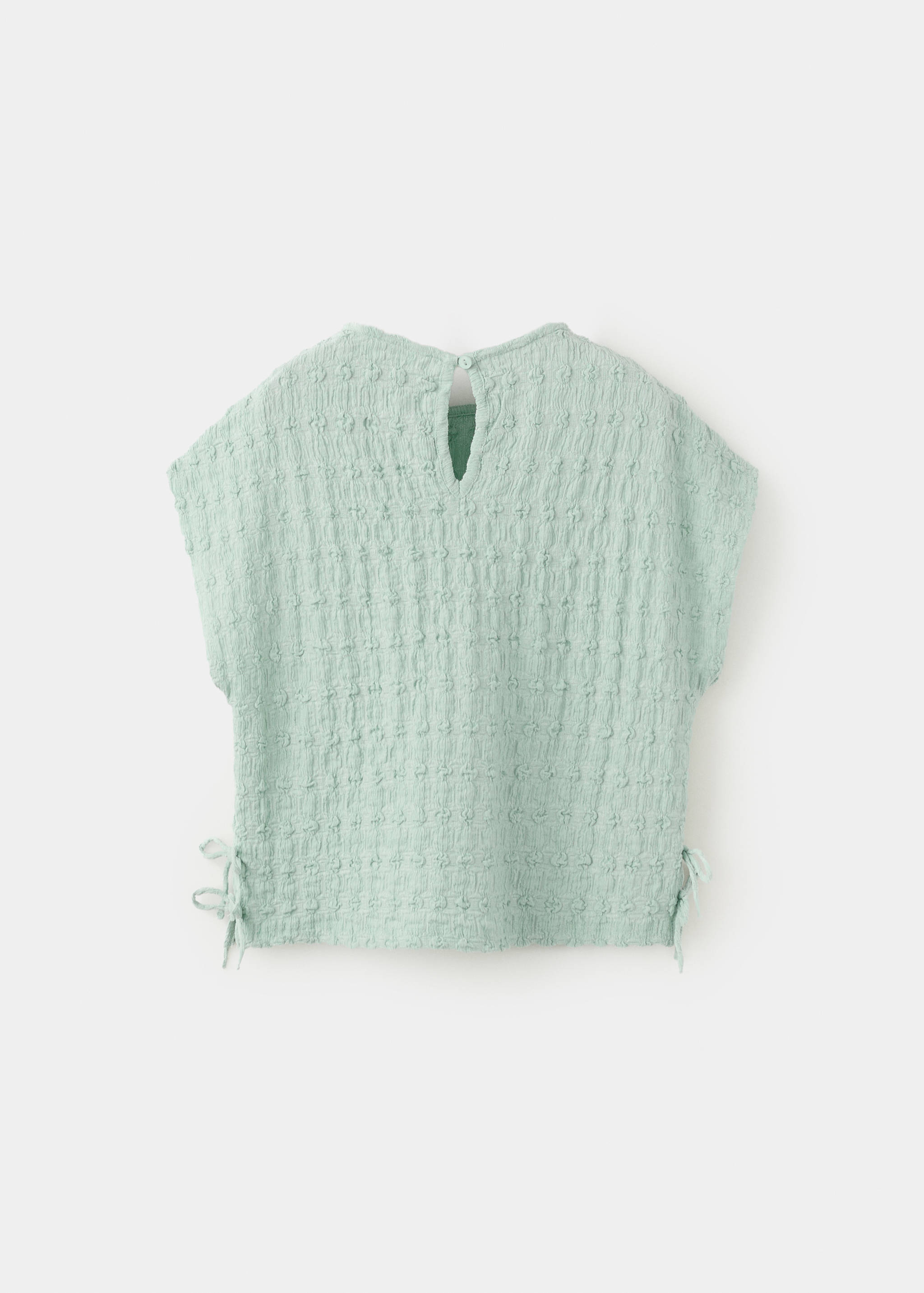 Bow textured T-shirt - Reverse of the article