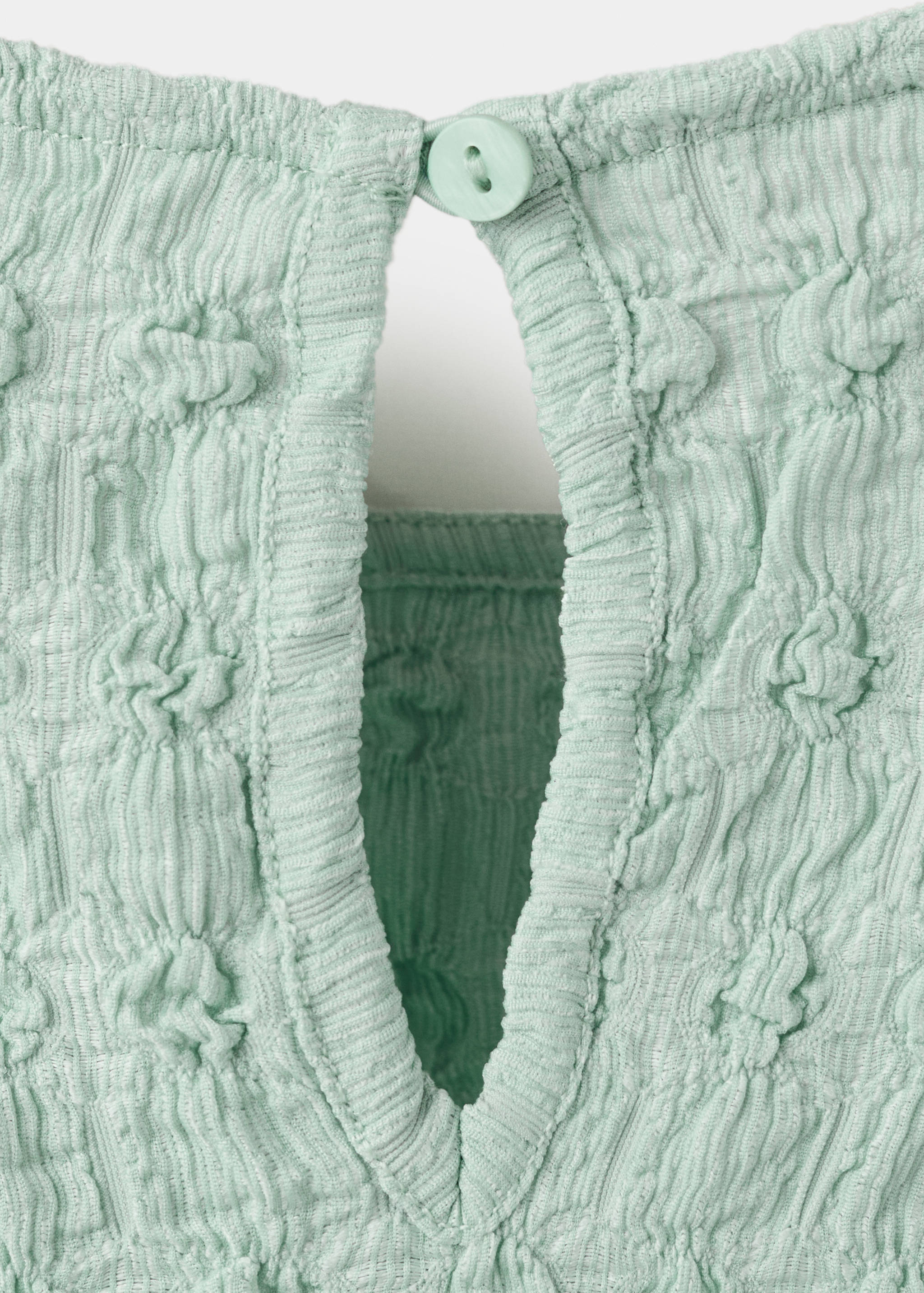 Bow textured T-shirt - Details of the article 0