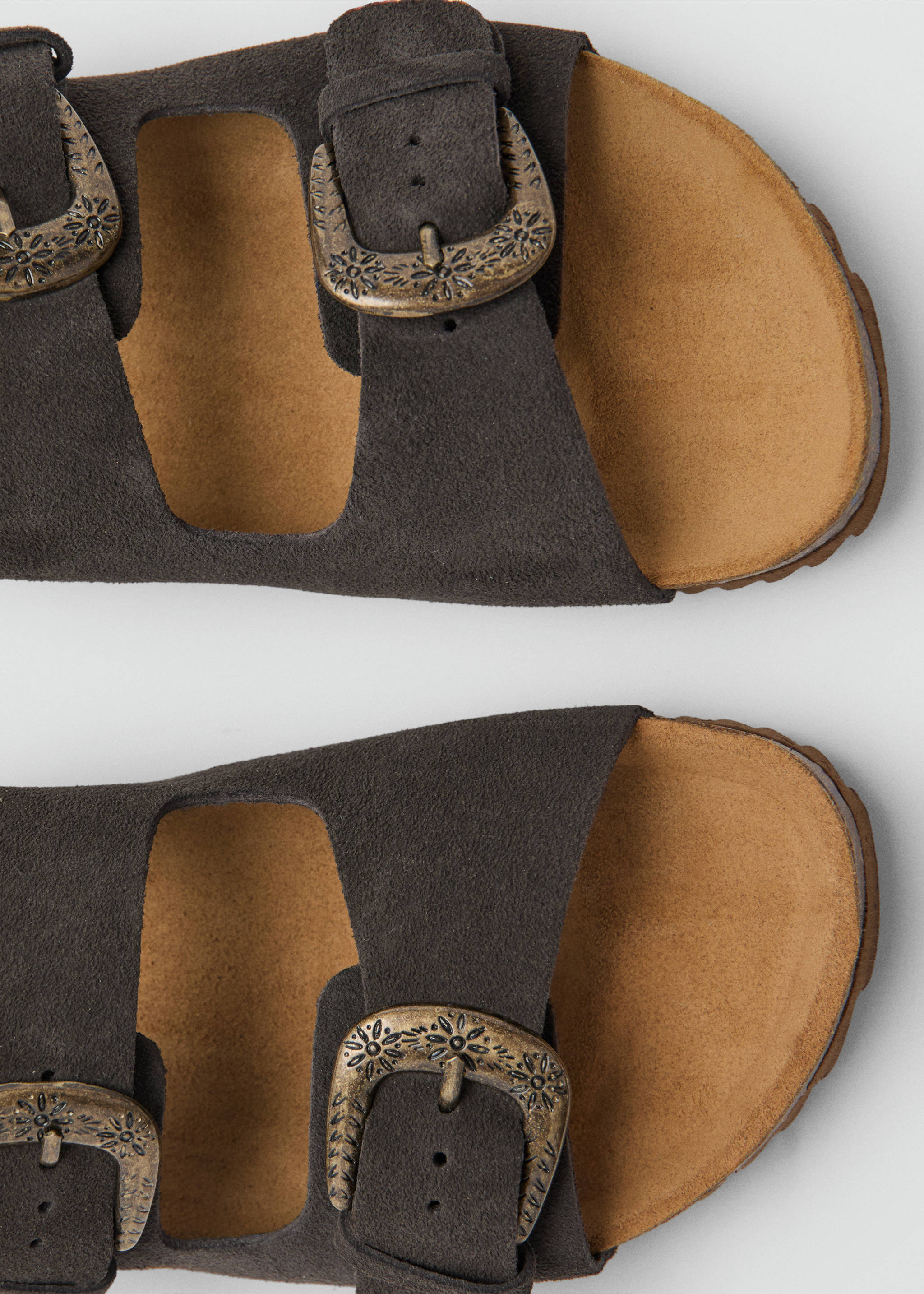 Sandàlies pell sivelles - Detall de l'article 2, Gris. Ref: 27035973-00.