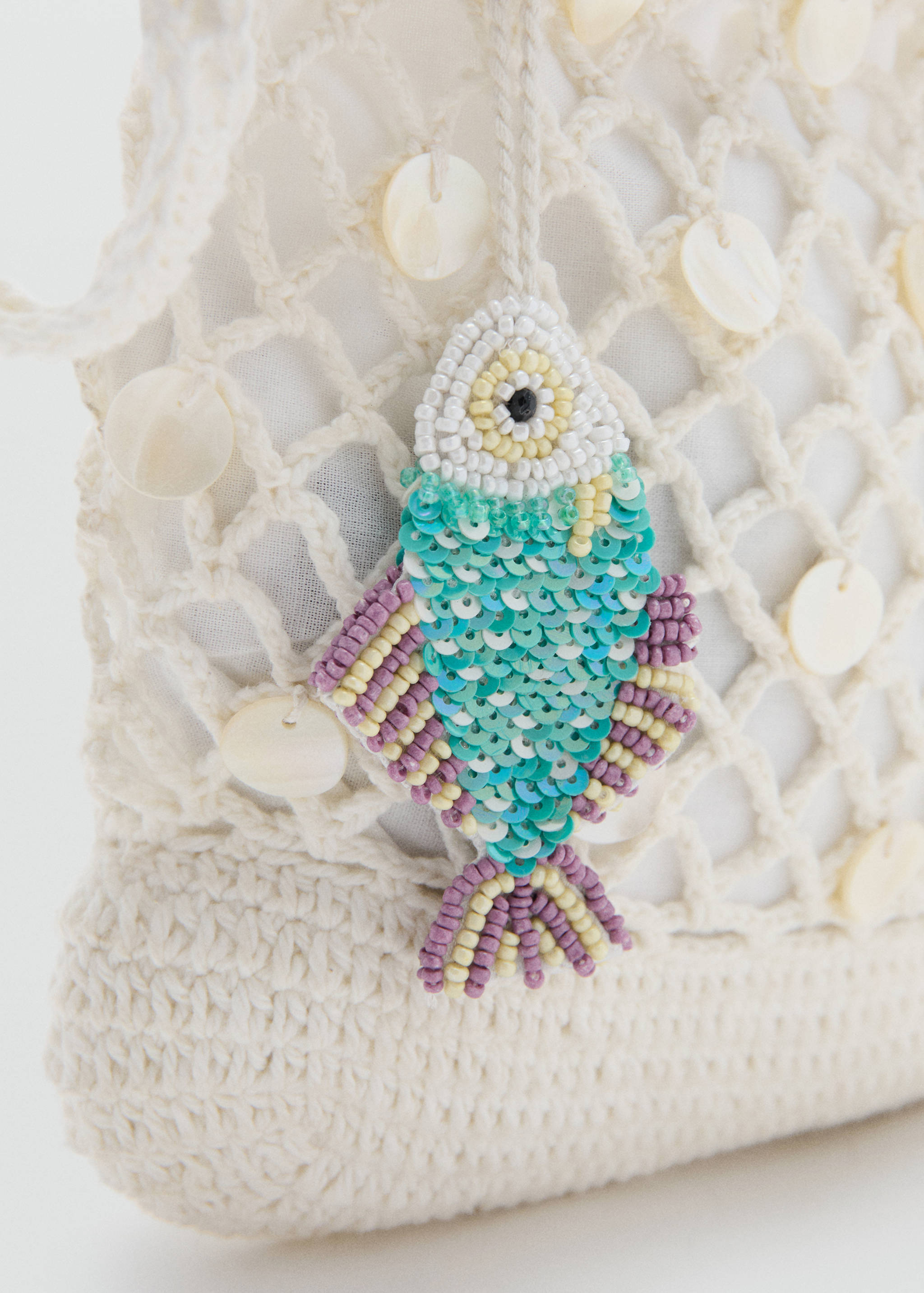 Мини-сумочка с бусинками - Деталь изделия 1