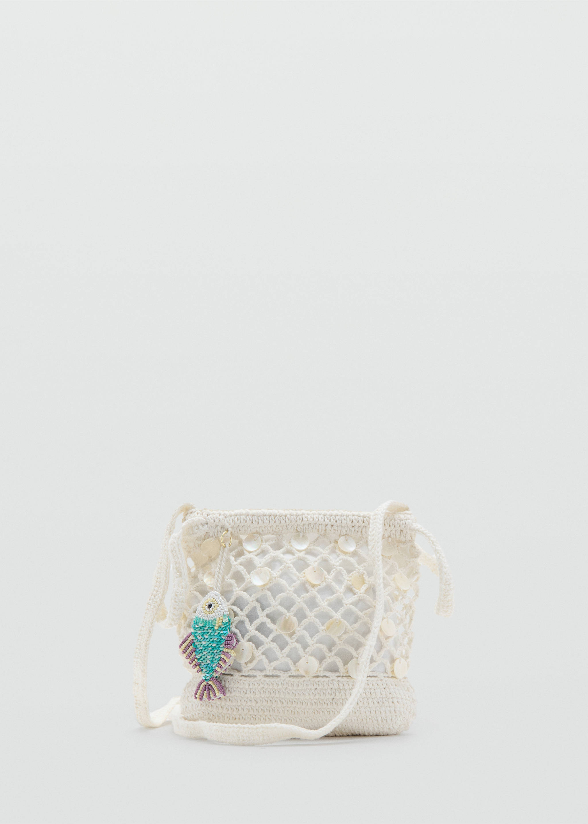 Beaded mini bag - Article without model, Sand. Ref: 27035974-00.