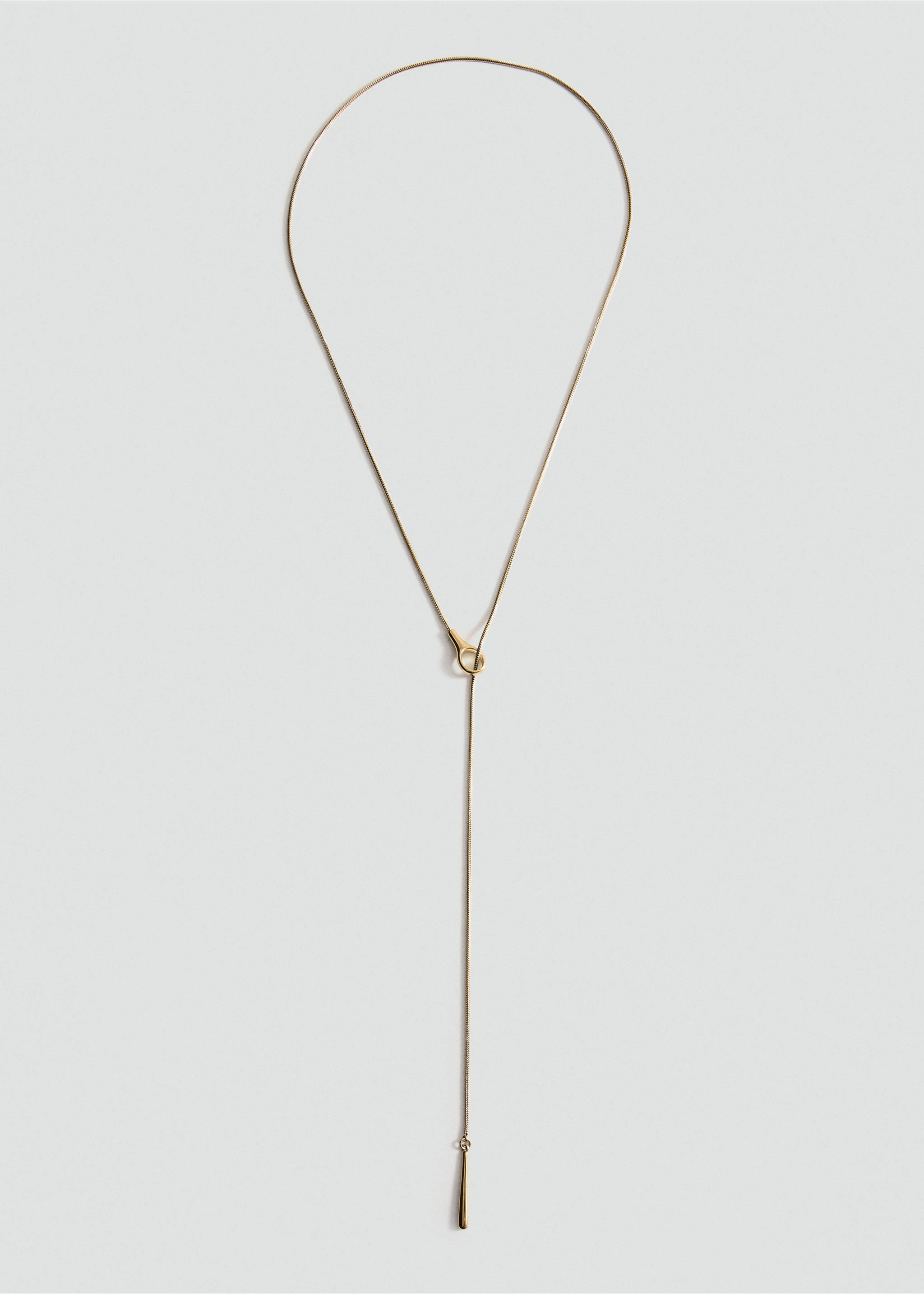 Stainless steel pendant necklace - Article without model, Gold. Ref: 27035976-00.
