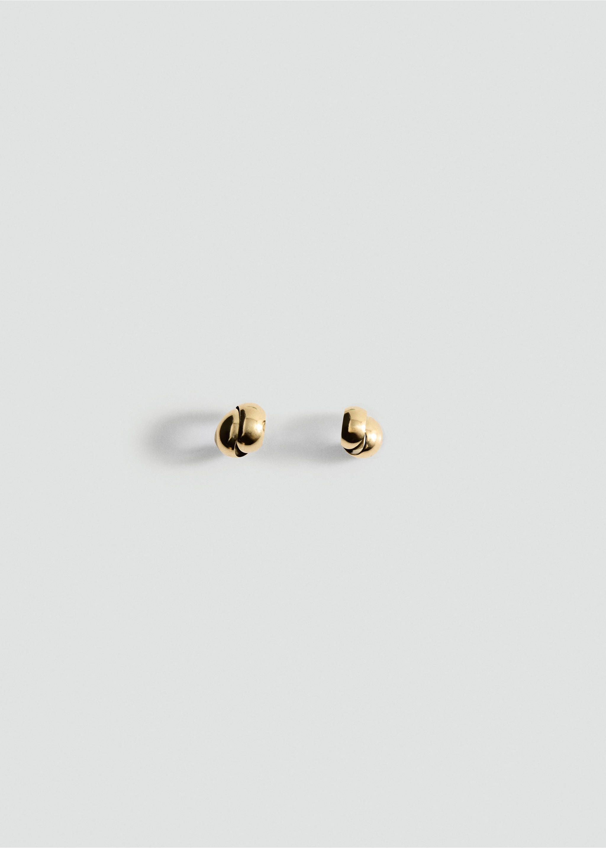 Boucles d’oreilles géométriques en acier inoxydable - Article sans modèle, Or. Ref: 27035977-00.