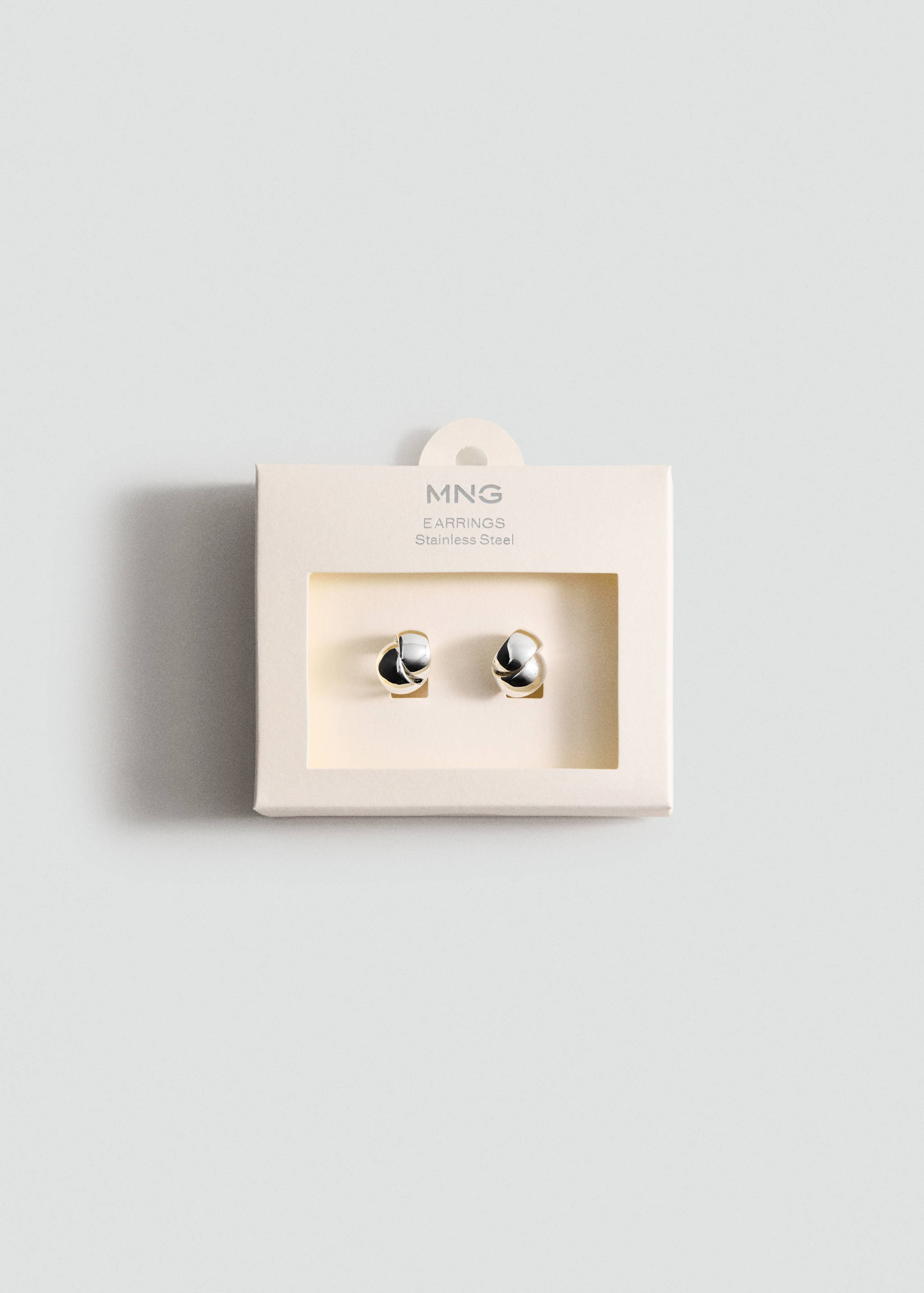 Geometric stainless steel earrings - Details of the article 1