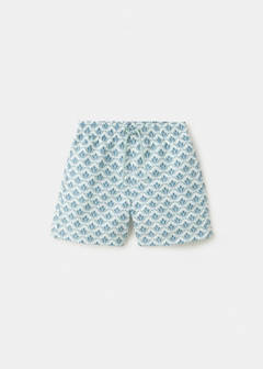 Floral print swimsuit — Aqua Green 7