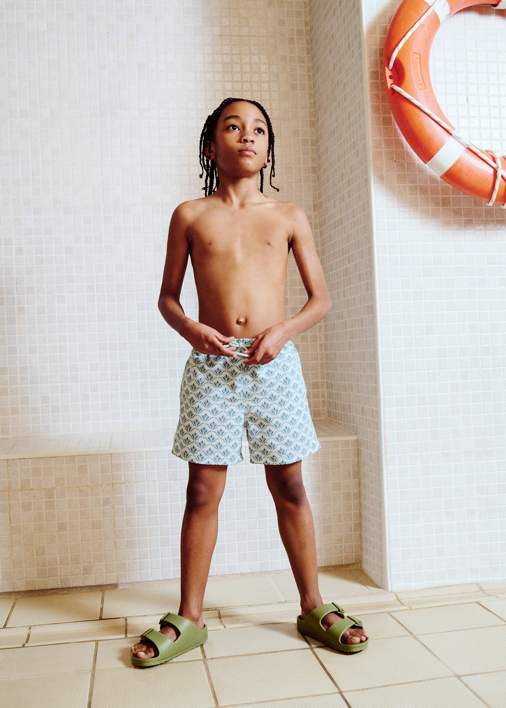 Floral print swimsuit - Details of the article 5