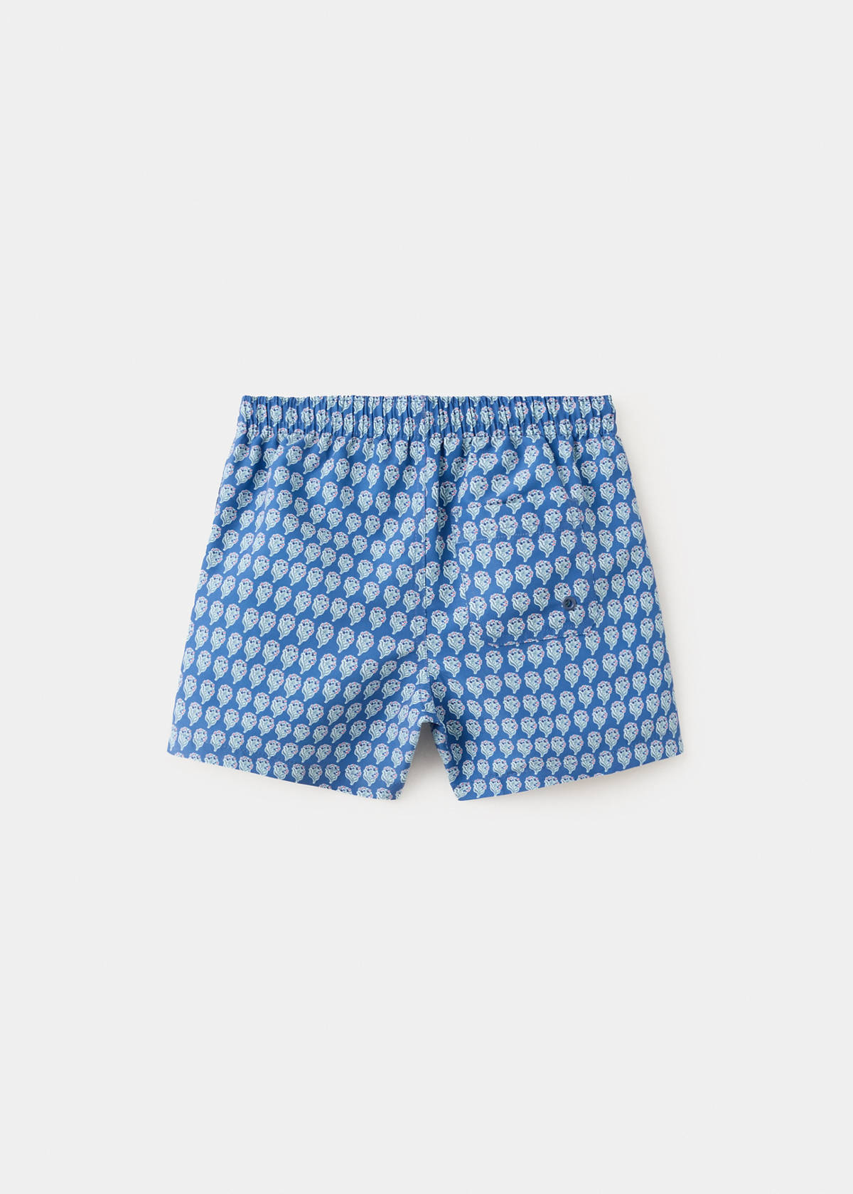 Floral print swimsuit — Navy