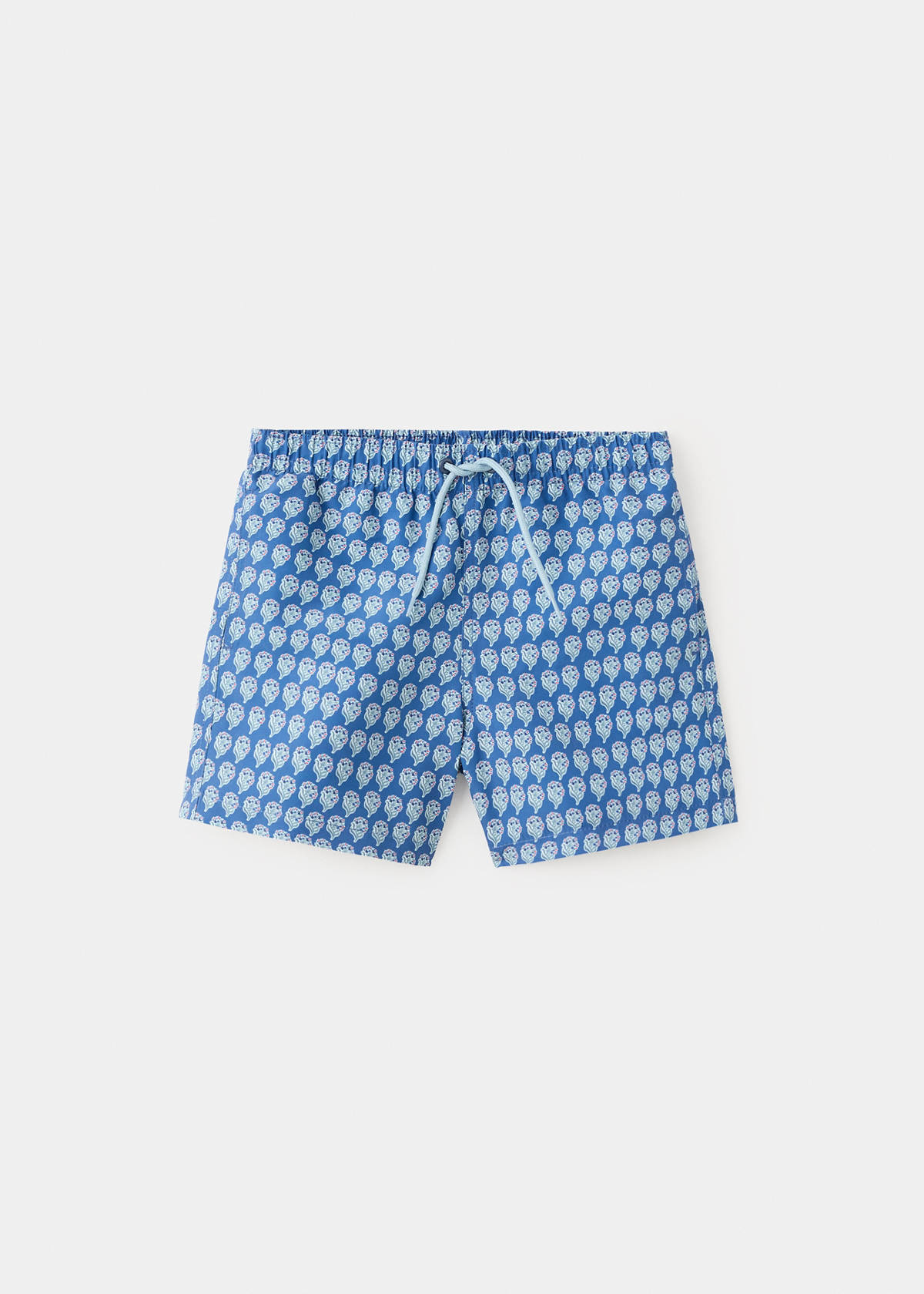 Floral print swimsuit — Navy
