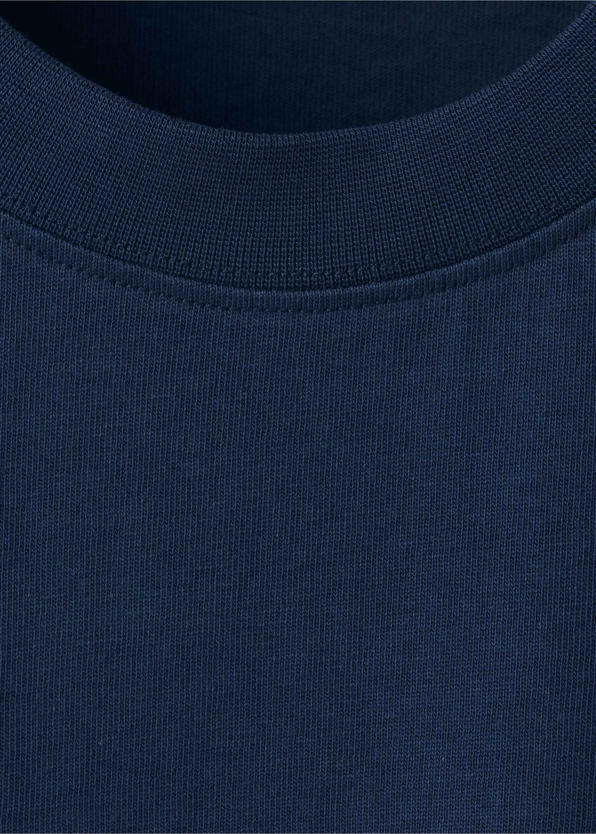 Camiseta 100% algodón estampado texto - Detalle del artículo 0, Azul tinta. Ref: 27035991-00.