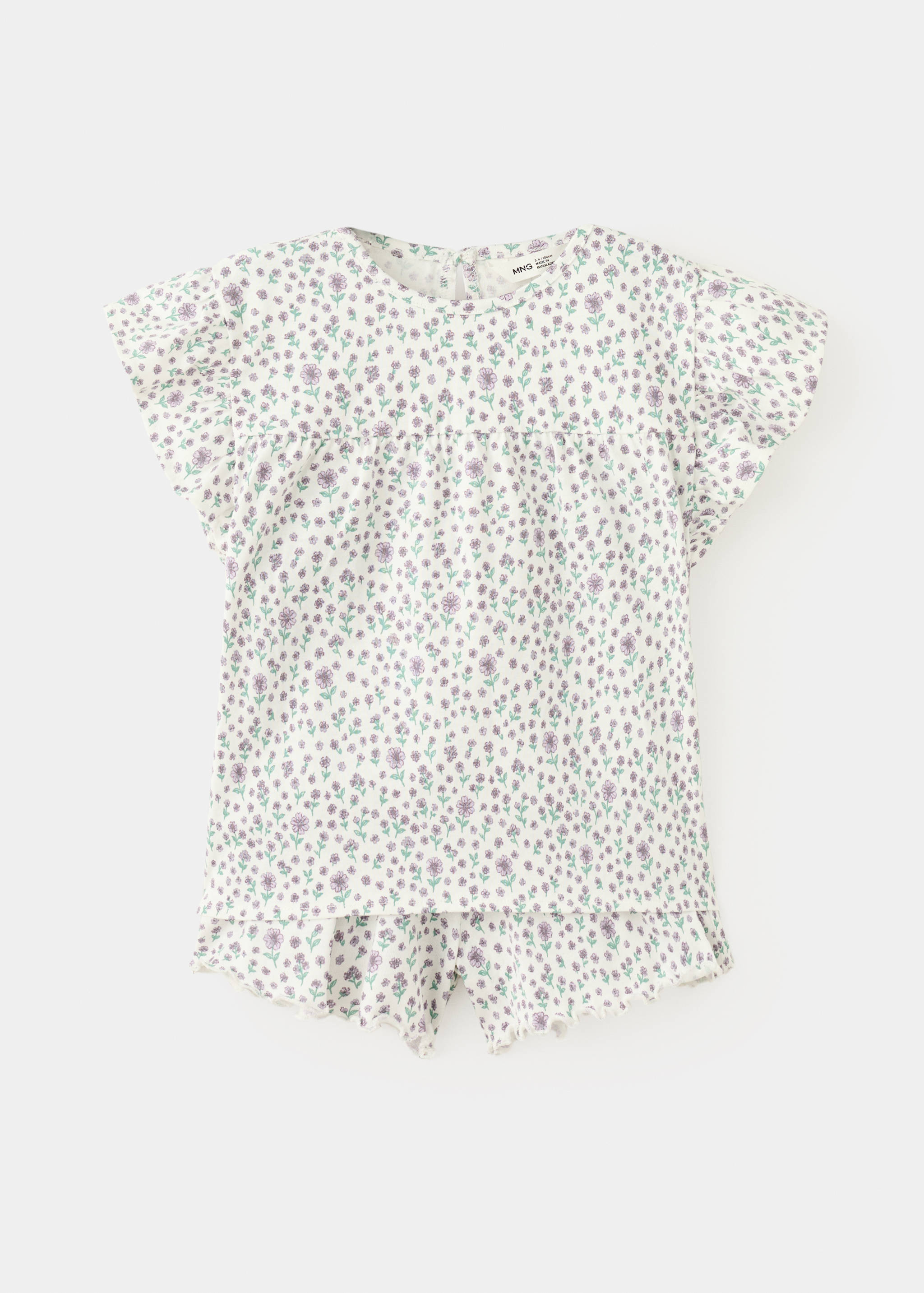 Pijama corto estampado floral - Artículo sin modelo