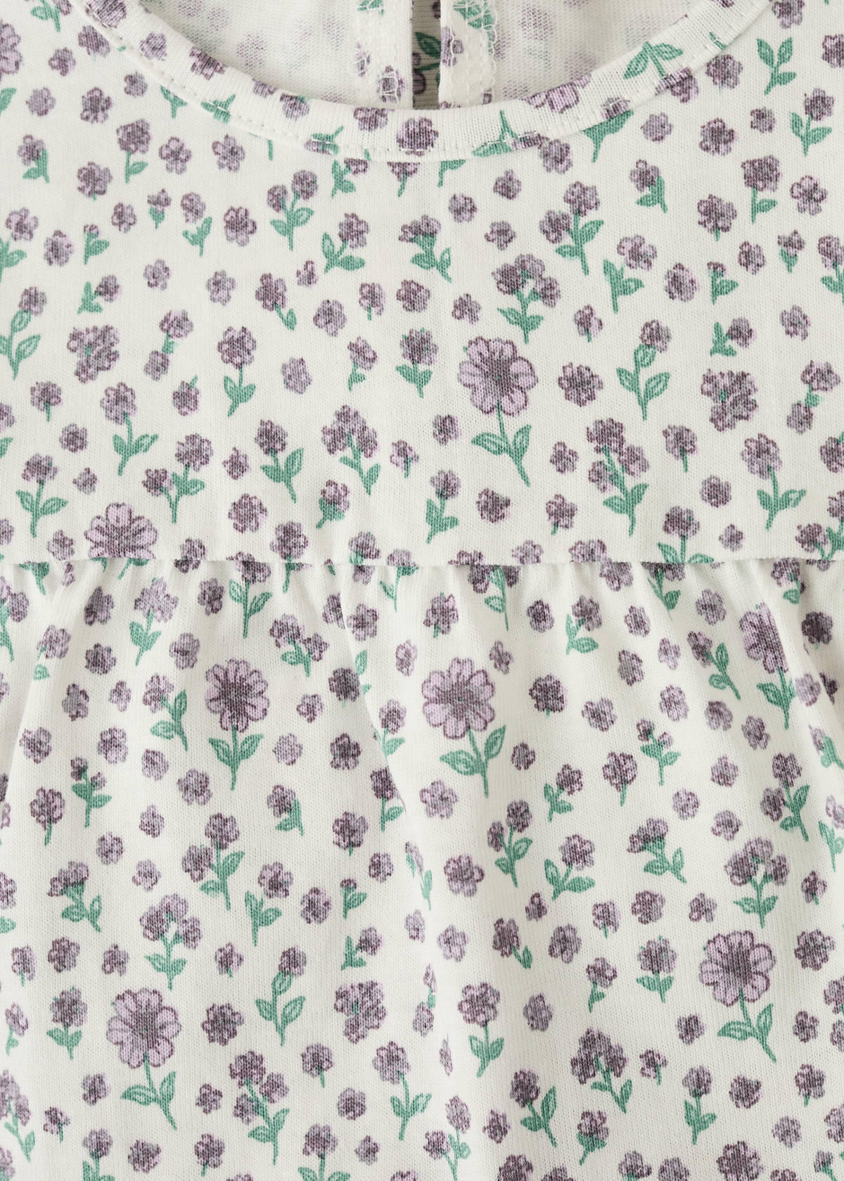 Floral print short pyjama set — Off White