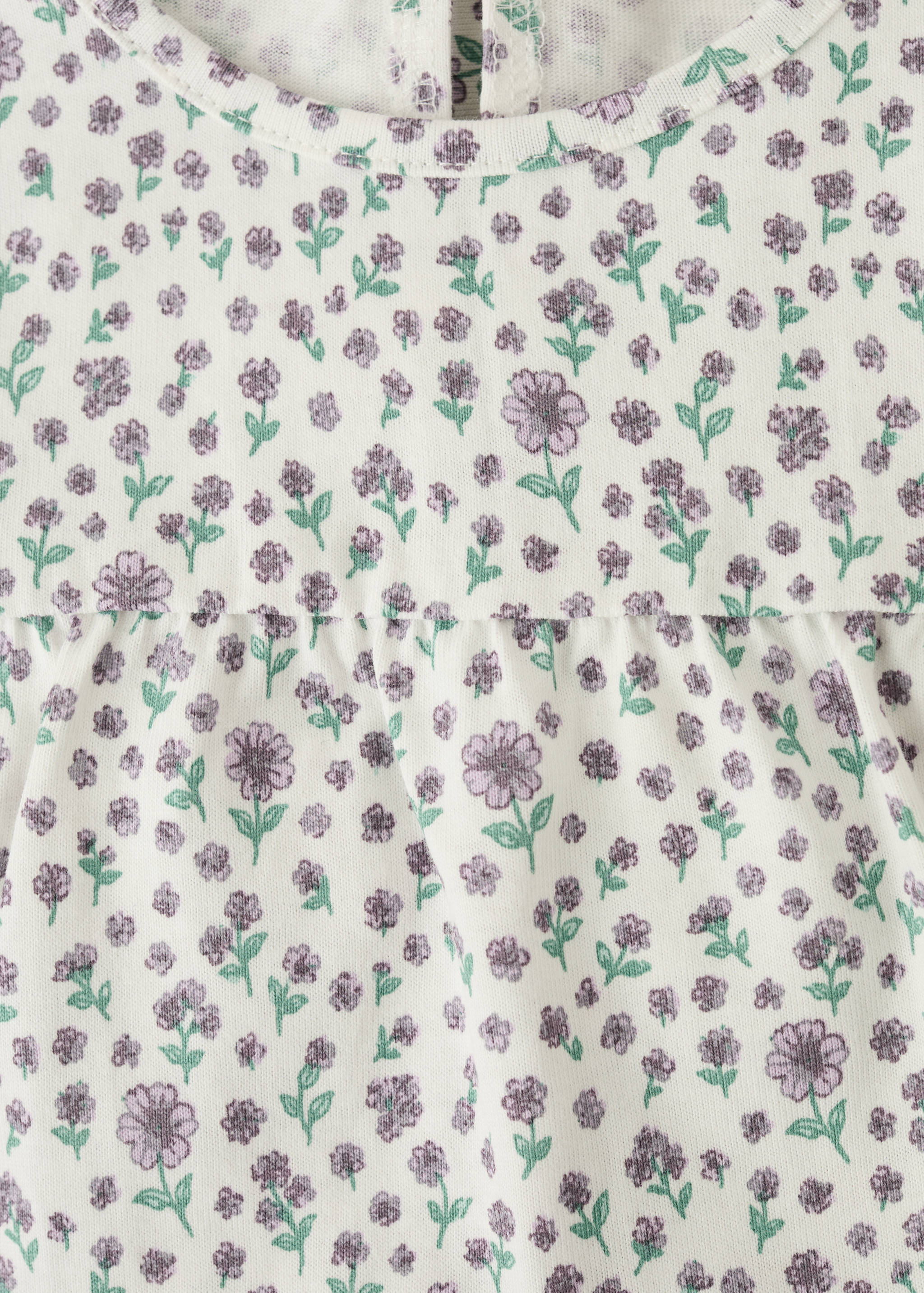 Pyjama court imprimé fleuri - Détail de l'article 8