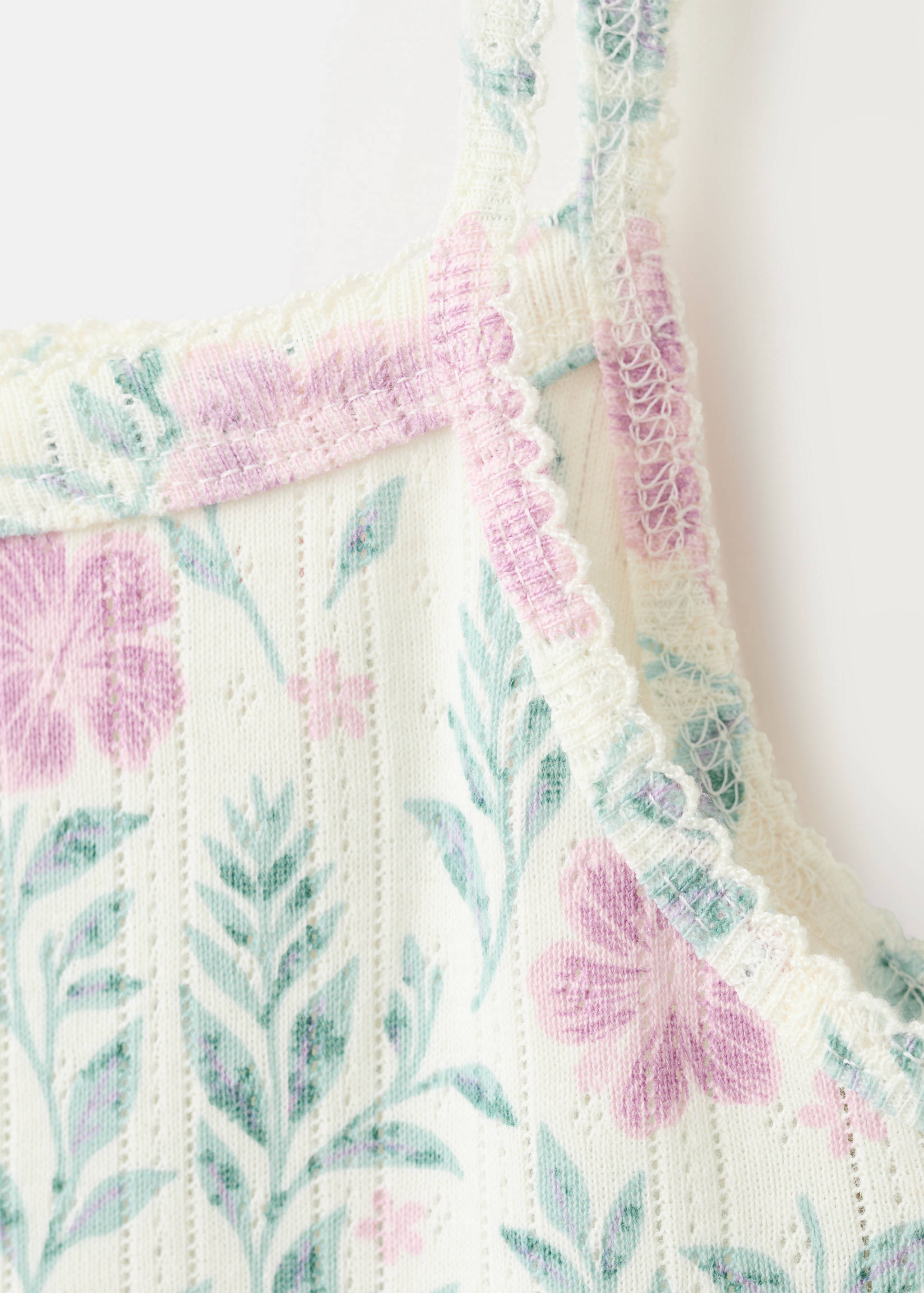 Kort blommig pyjamas - Detaljer om artikeln 0