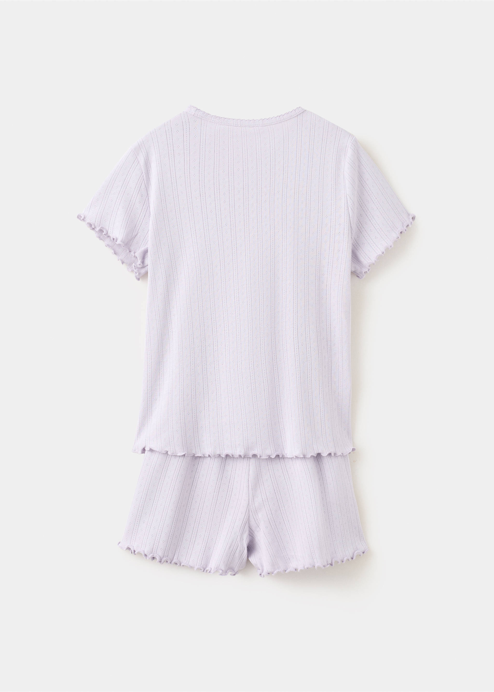 شورت بيجامة مضلع - الجهة الخلفية للمنتج, أرجواني. Ref: 27035994-00.