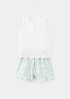 Short pyjama set — Off White 1