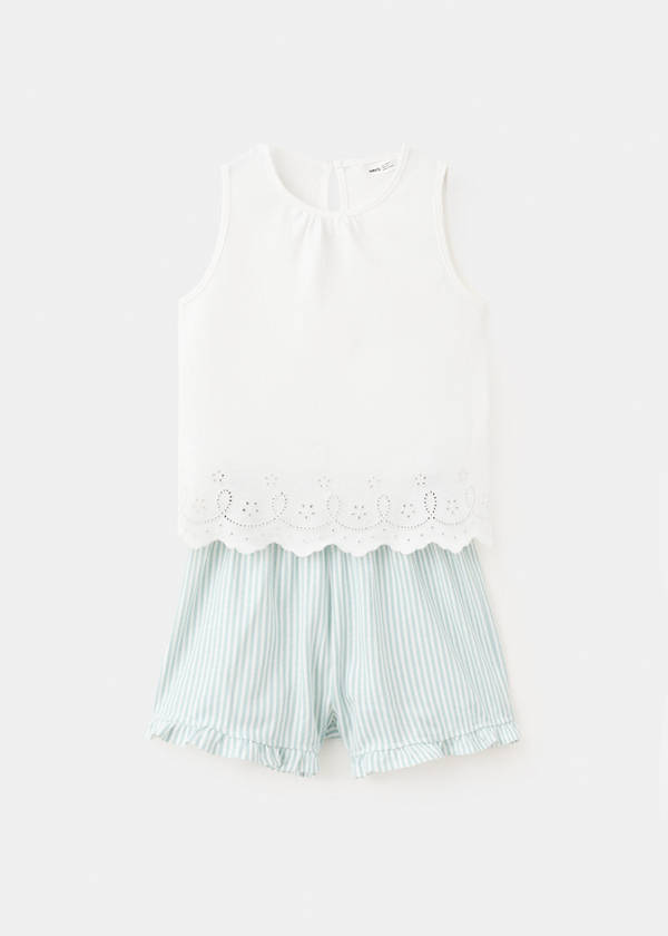 Short pyjama set — Off White