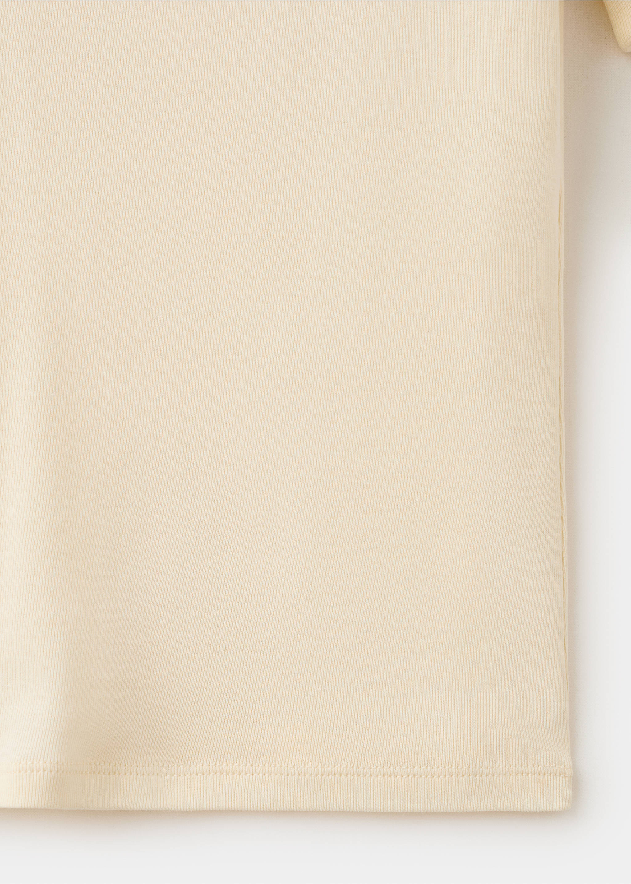 เสื้อยืดแขนสั้นทรงเข้ารูป - รายละเอียดของสินค้า 0, สีขาวนวล. Ref: 27035998-00.