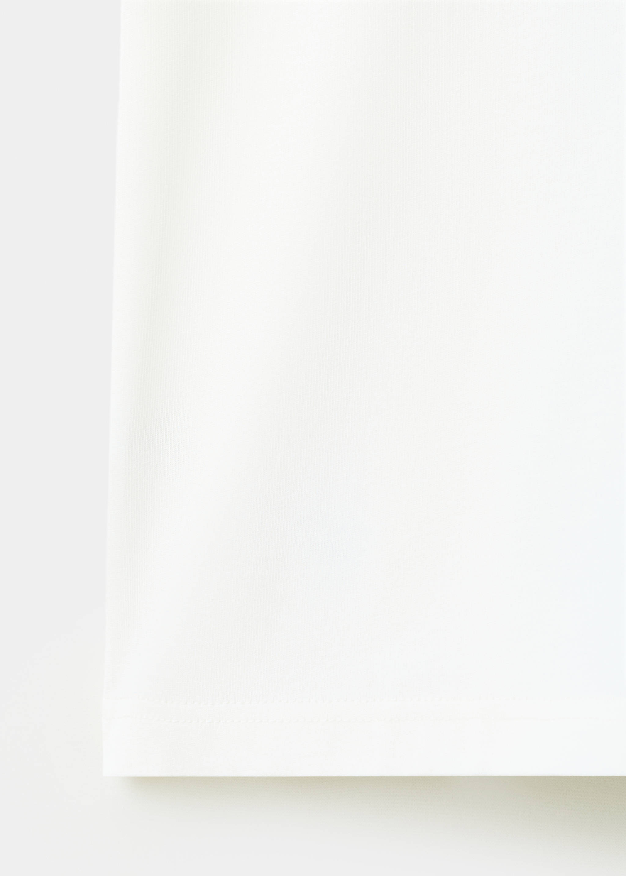 100% cotton T-shirt with embroidered graphic pocket - Details of the article 0