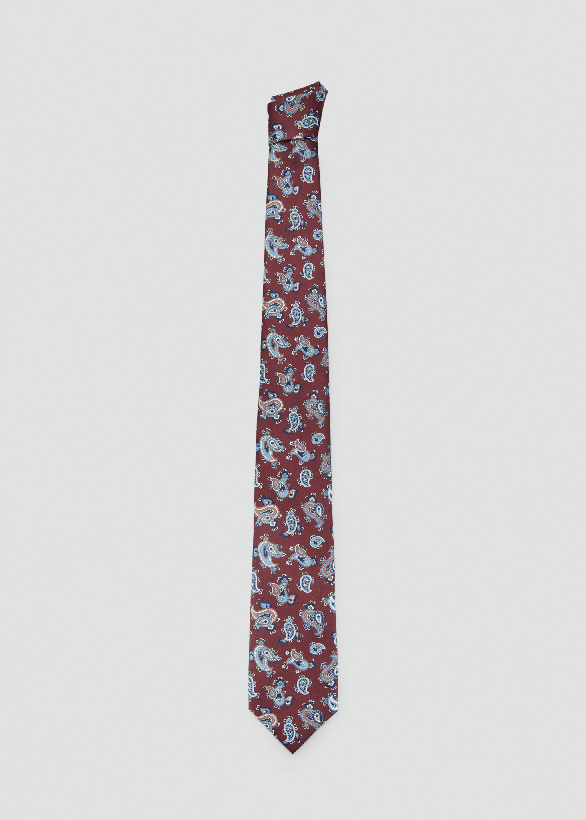 100% silk paisley print tie - Article without model