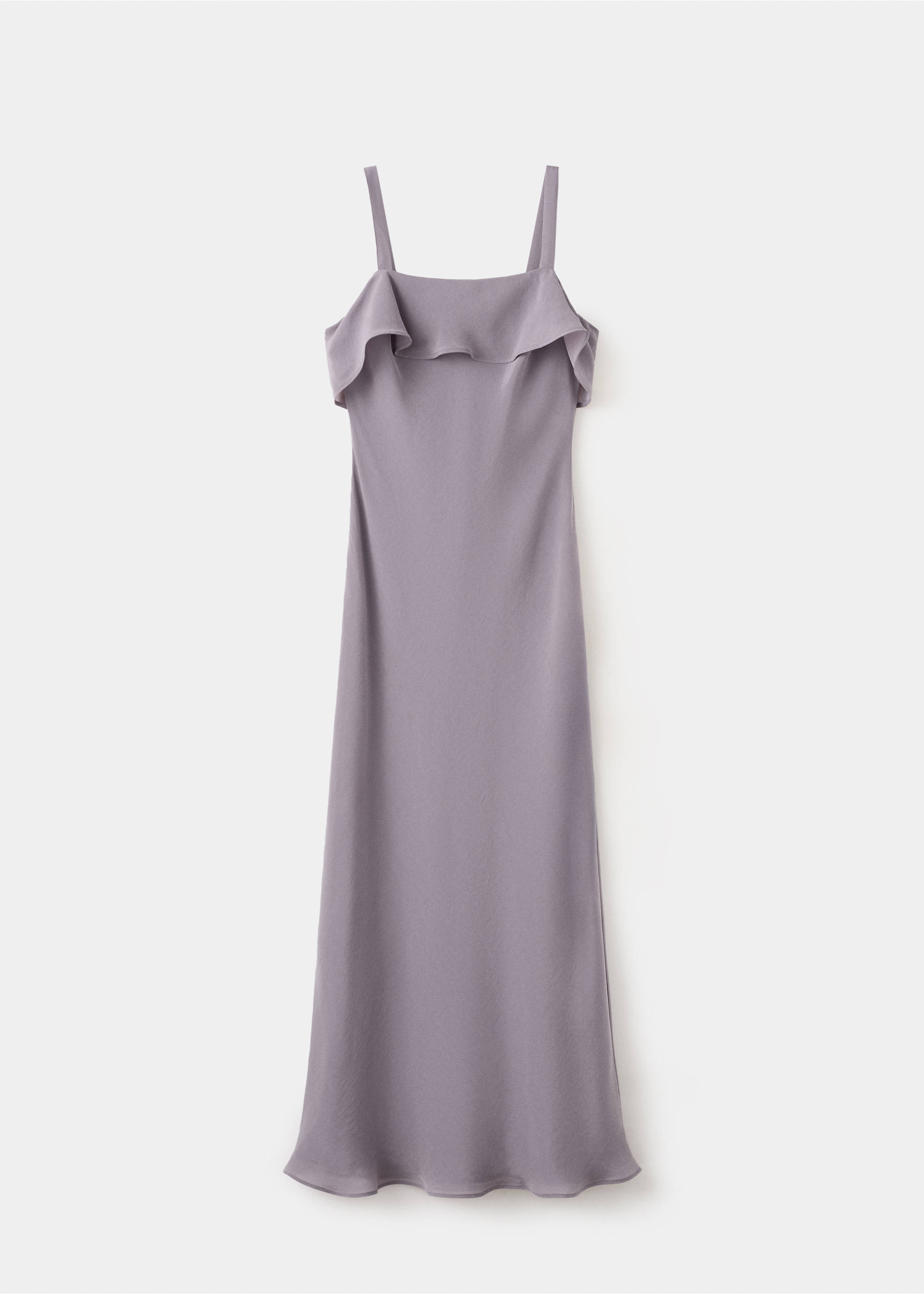 Robe longue à volants - Article sans modèle, Lilas. Ref: 27036004-00.